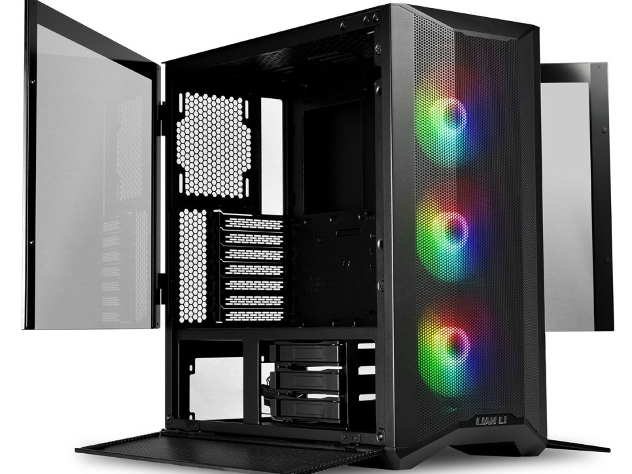 LANCOOL II MESH RGB | Amazing Airflow | 3 Pre Installed RGB fans | Clean/ No Dents
