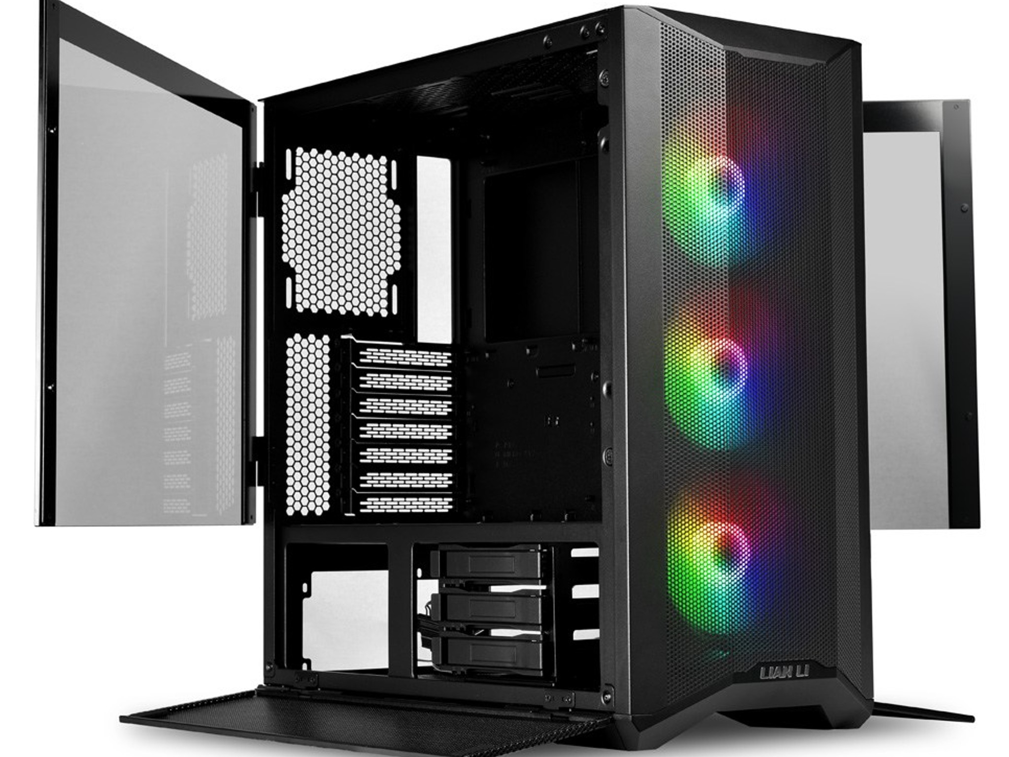LANCOOL II MESH RGB | Amazing Airflow | 3 Pre Installed RGB fans | Clean/ No Dents
