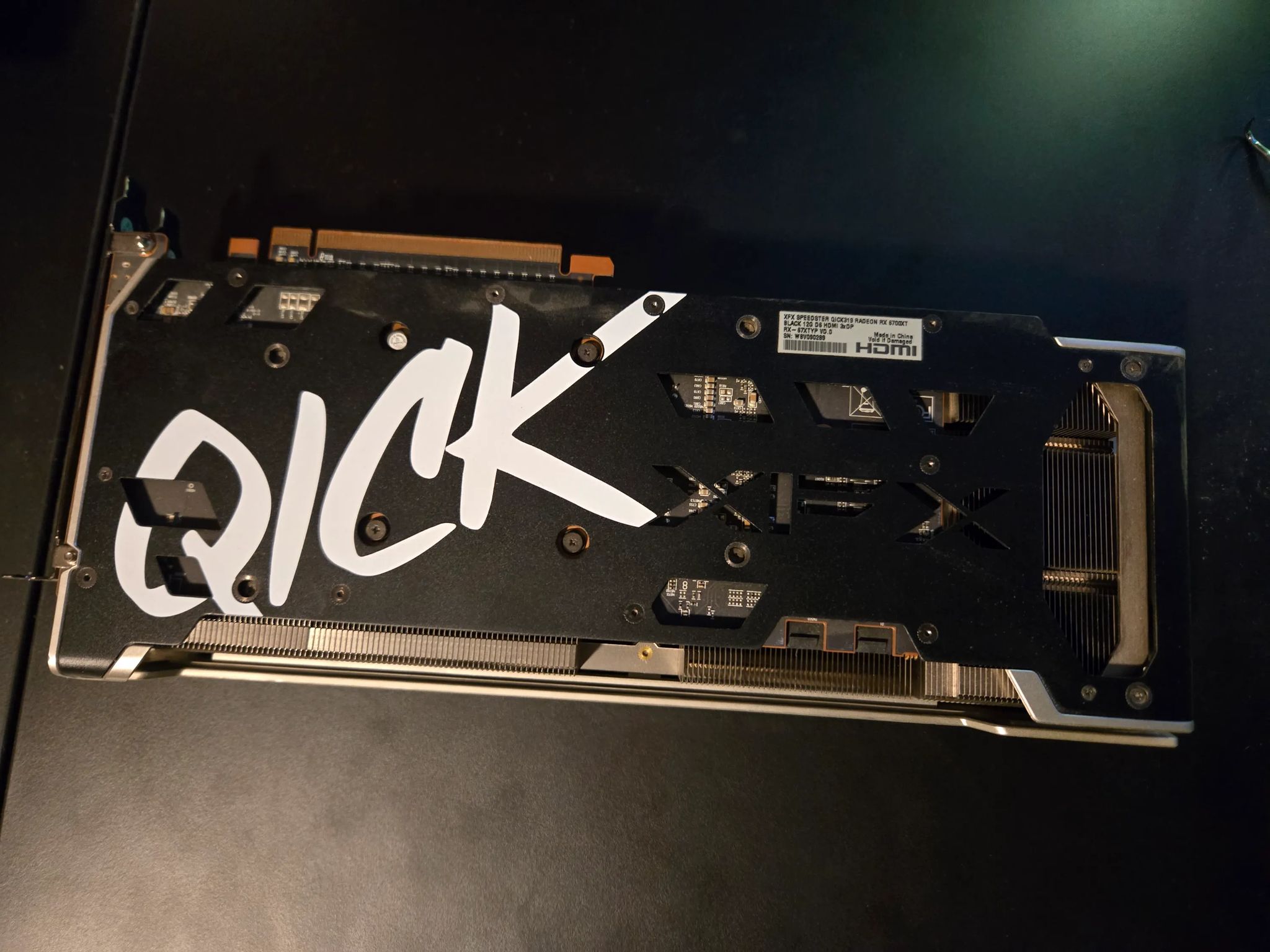 XFX Speedster QICK319 AMD Radeon RX 6700 XT 12GB GDDR6 PCI Express 4.0 Gaming Graphics Card