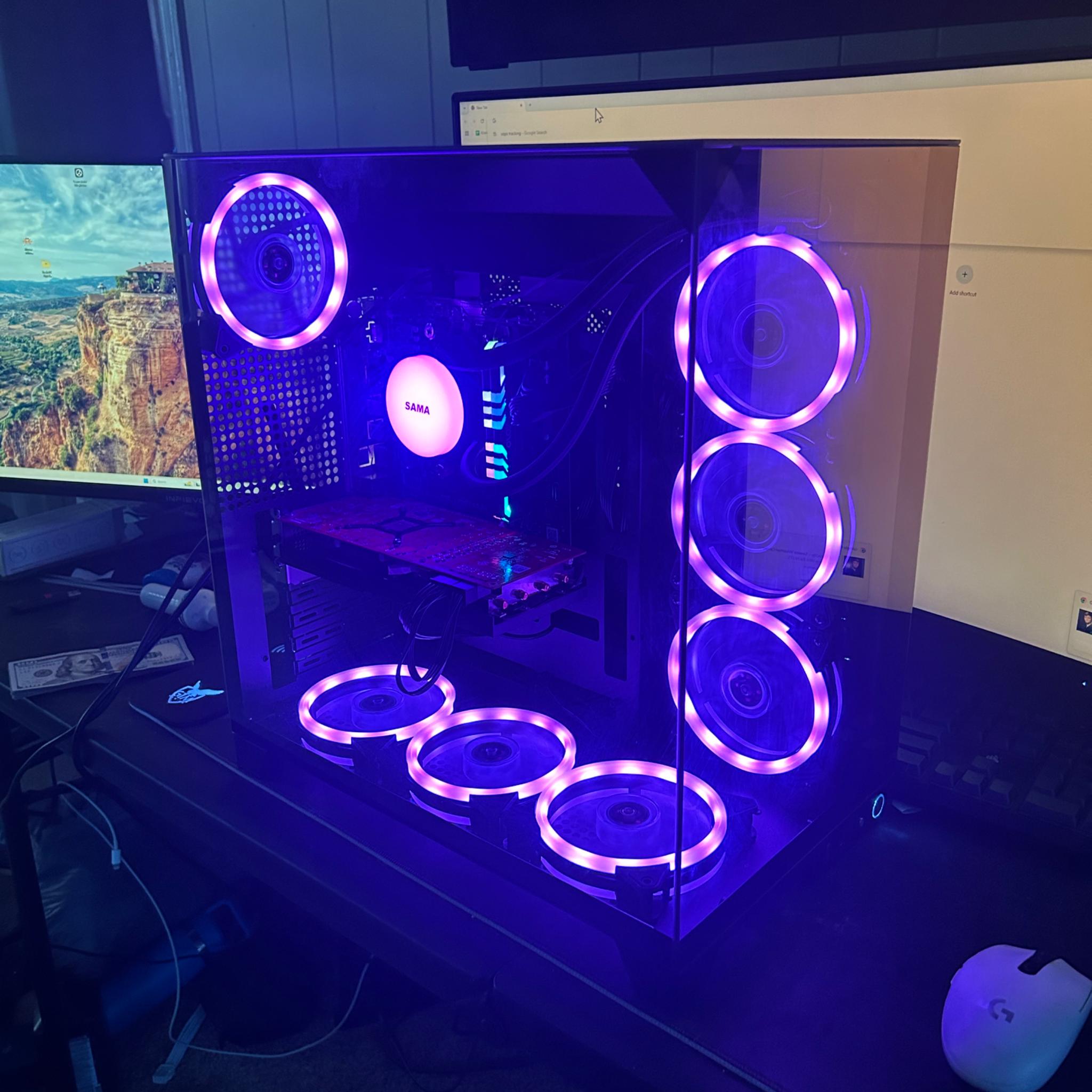 Glass Cube Gaming PC | RX 5700xt | Ryzen 5 | 32GB DDR4 | 1TB M.2 SSD