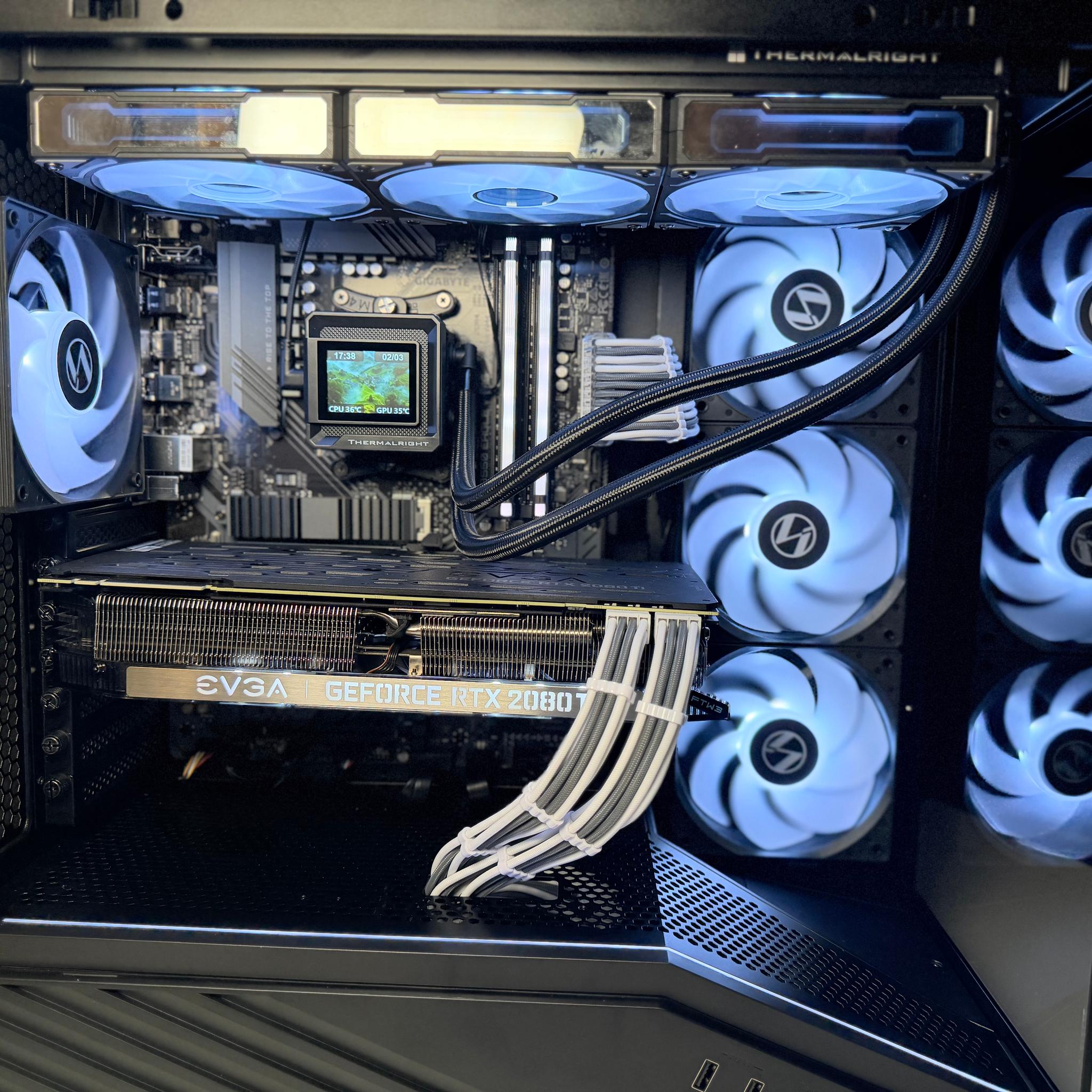 ⚡ High-Performance Gaming PC | RTX 2080 Ti FTW3 | 32GB RAM | 2TB NVMe | 360mm AIO