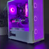 🦃Black Friday Sale! 🦃White RGB Gaming PC Ryzen 5 Nvidia GTX 1660 SUPER 16 gb 512gb Wifi Win11pro