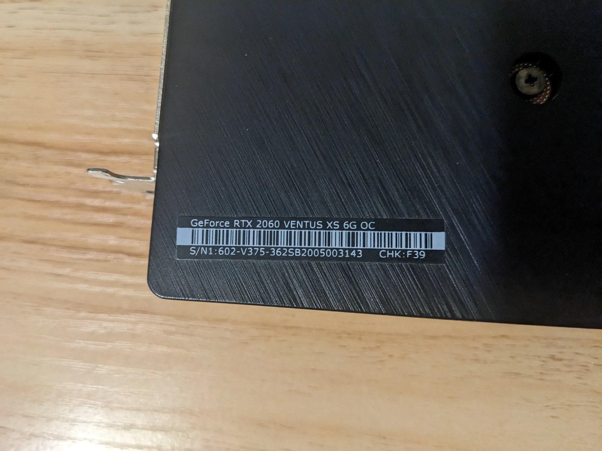 GeForce RTX 2060 VENTUS 6G OC