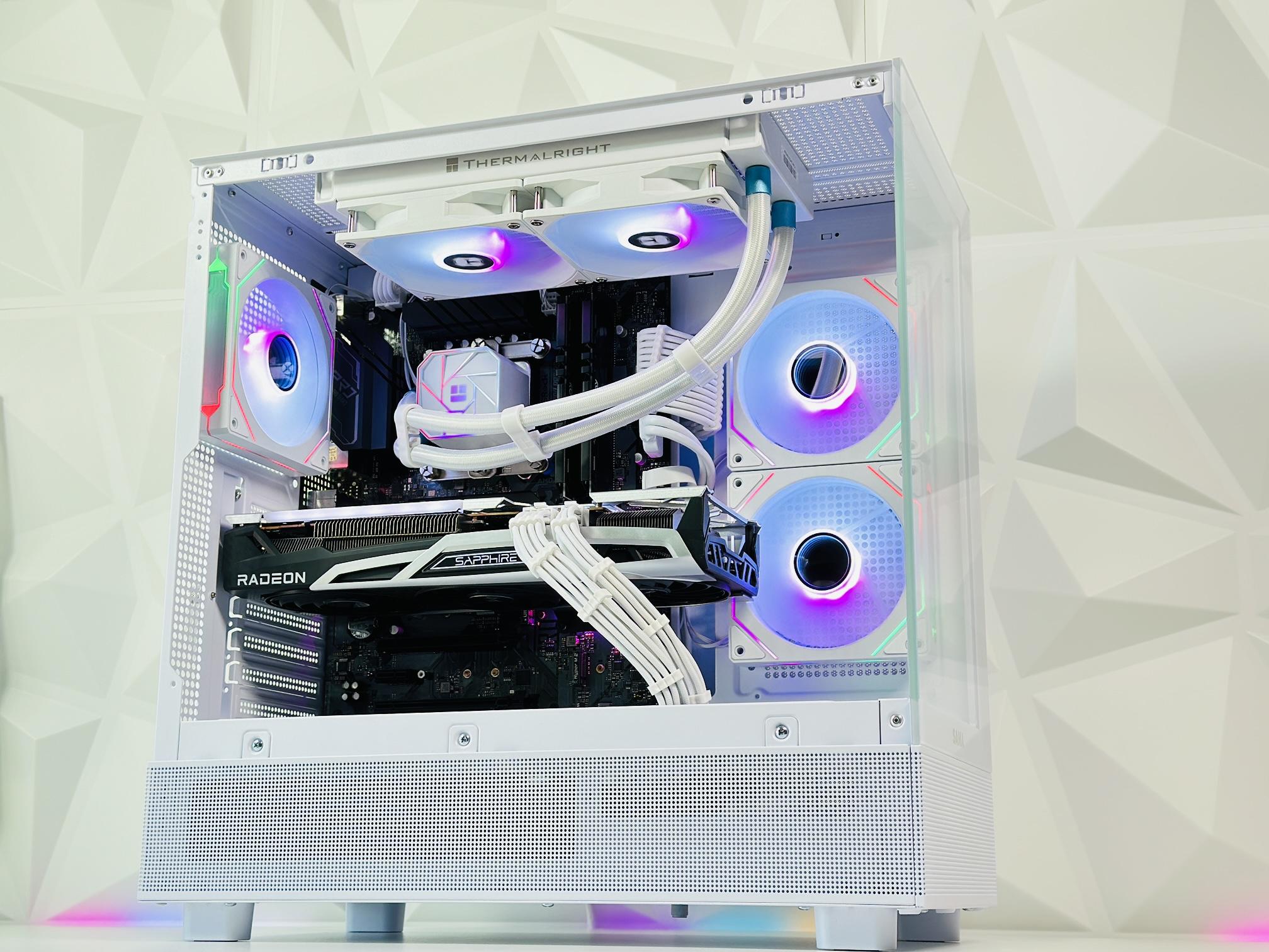 💥4️⃣➡💵|| Liquid Cooled Gaming PC🚀AMD RX 6700 XT 12GB🚀Intel i7 10700 8 core🚀32GB DDR4🚀1TB NVME