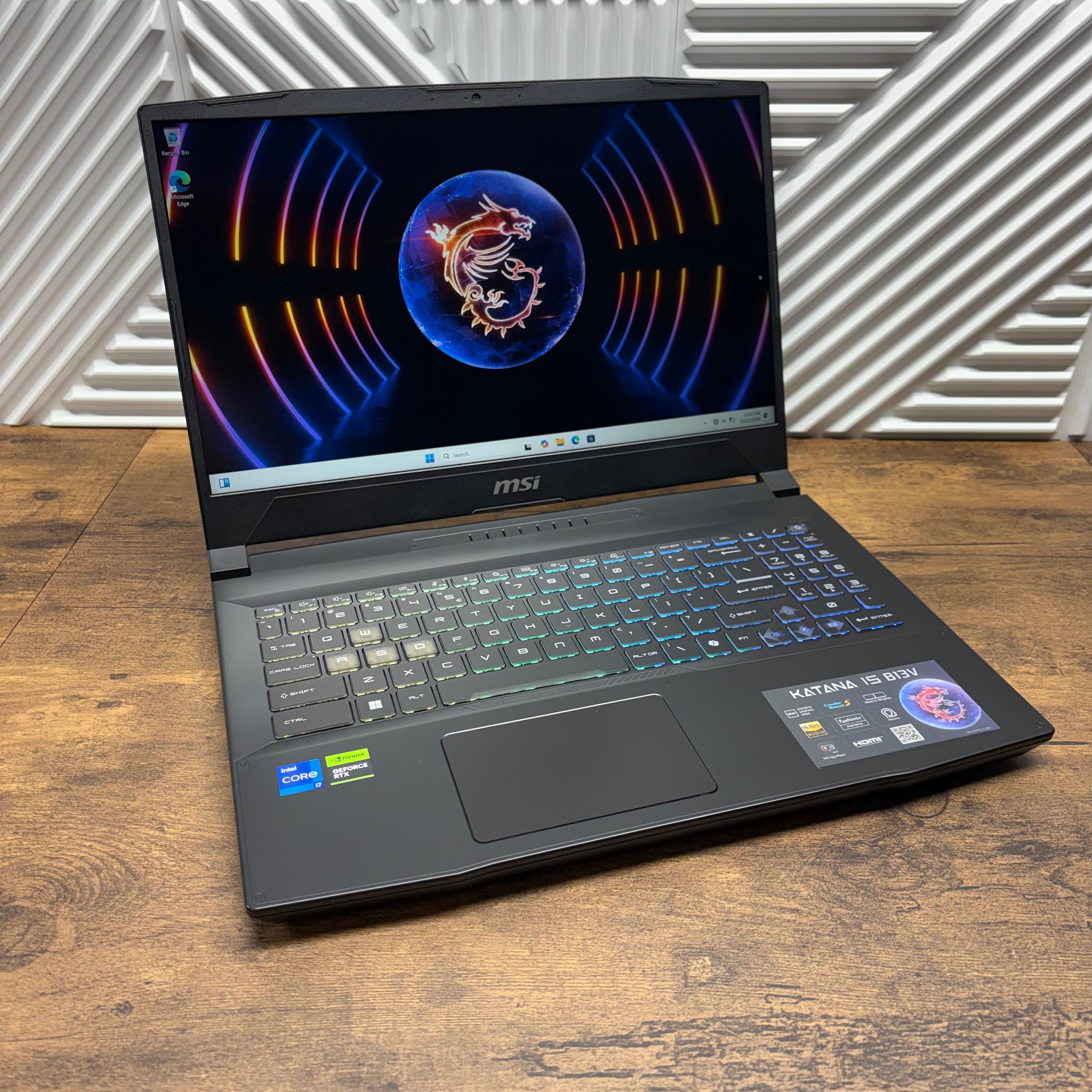 MSI Katana 15 B13V Gaming Laptop | Intel i7-13620H | RTX 4050 | 16GB DDR5 | 1TB SSD