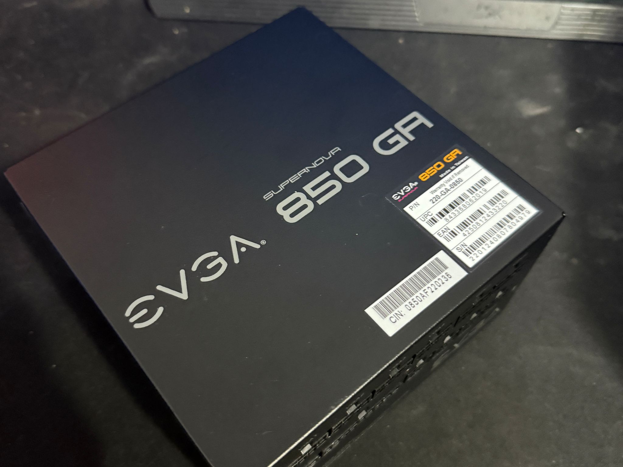 EVGA Supernova 850W Gold PSU