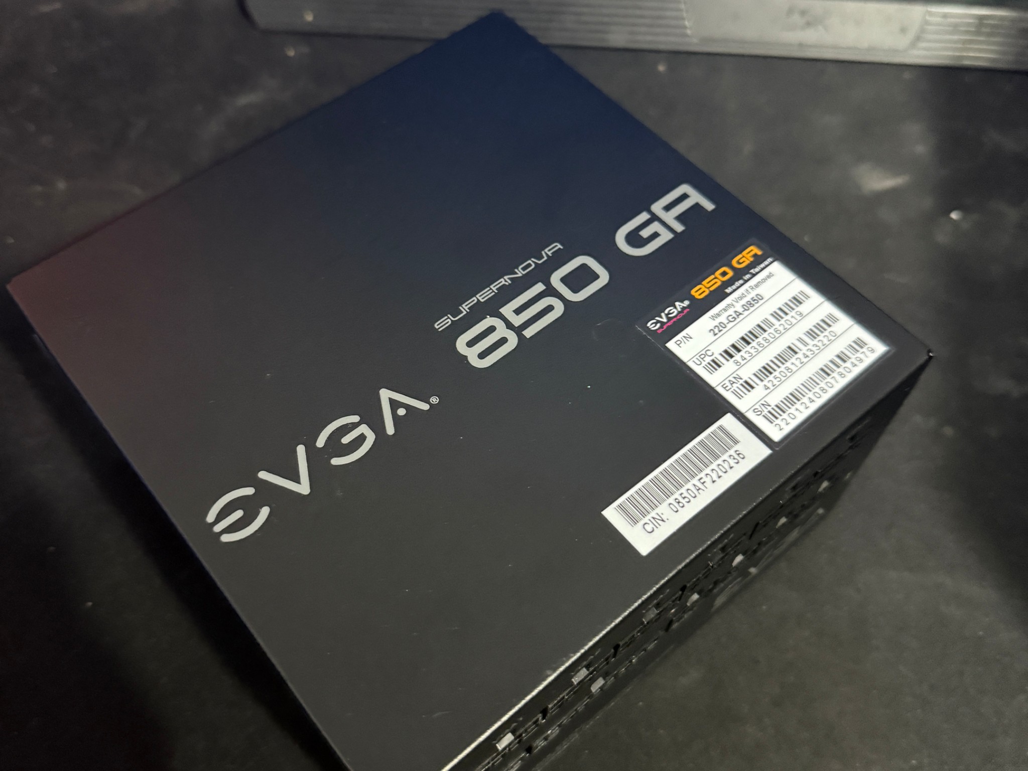 EVGA Supernova 850W Gold PSU