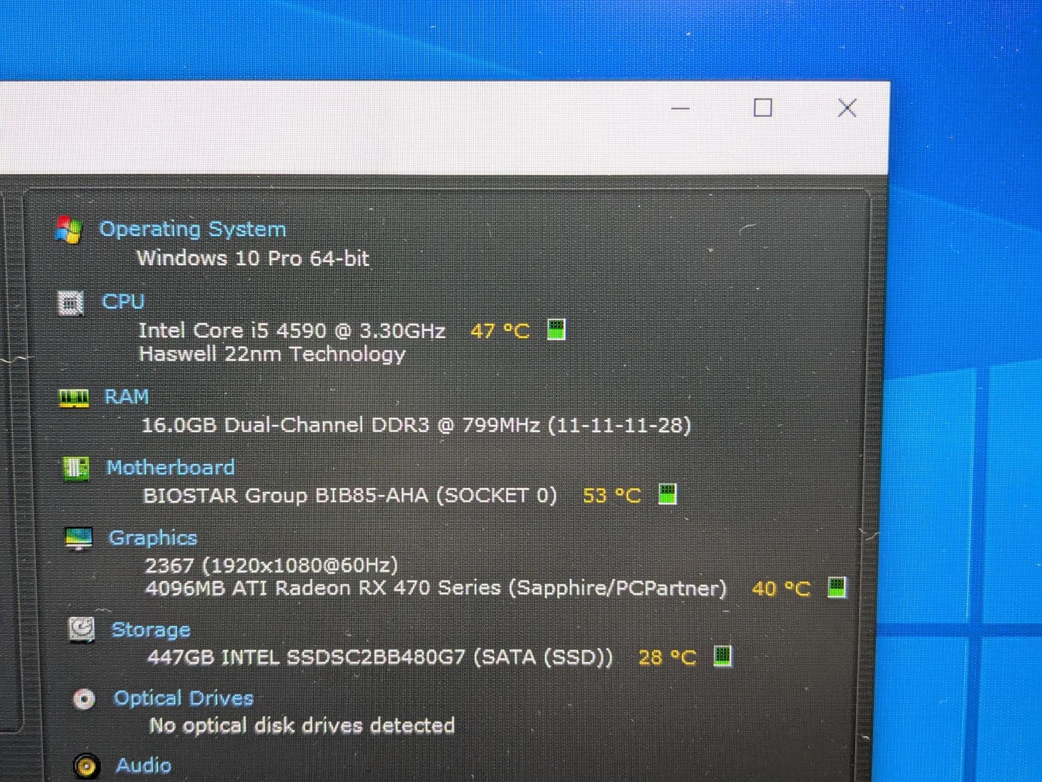 120 FPS Fortnite | 180 Day Warranty | i5-4590, 16GB RAM, 480GB SSD, RX 470 4GB, RGB, Win10, Wifi