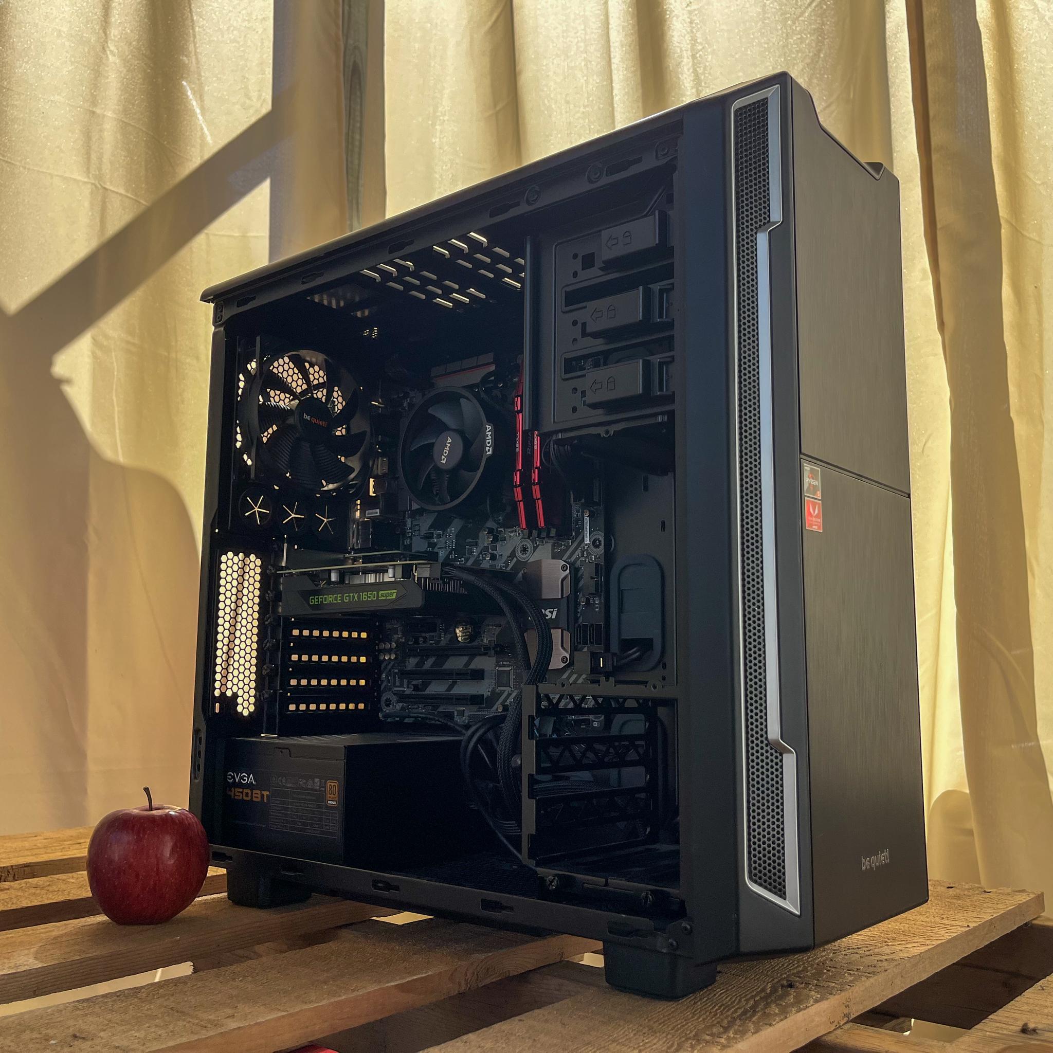 Stealth Black Gaming PC: GTX 1650 Super | Ryzen 5 3600