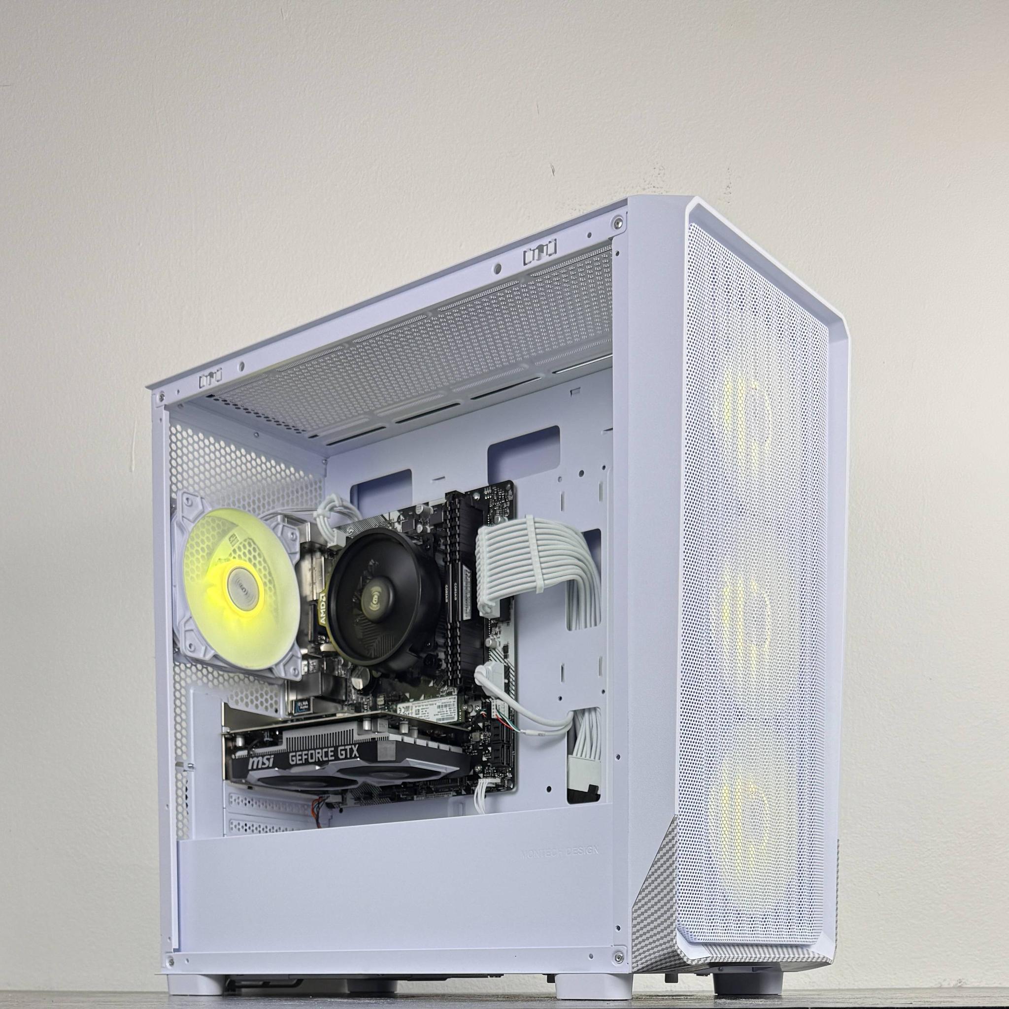 ❄️Powder❄️ | 1080p Gaming PC | Ryzen 5 1600AF | MSI GTX 1630 | 16GB DDR4 3000MHz