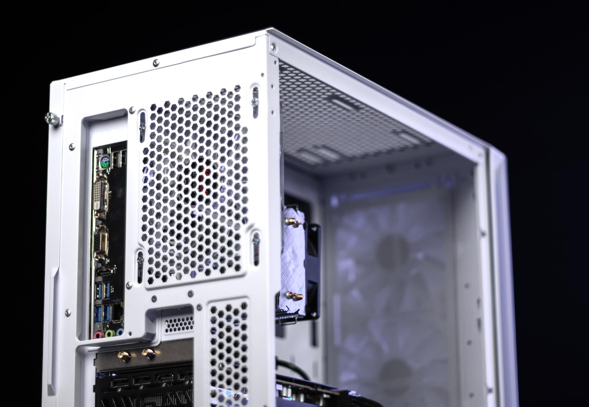 “PH76” RX 7600 Ryzen 7 5800X 16GB Windows 11 1TB Workstation Gaming PC PowerHouse