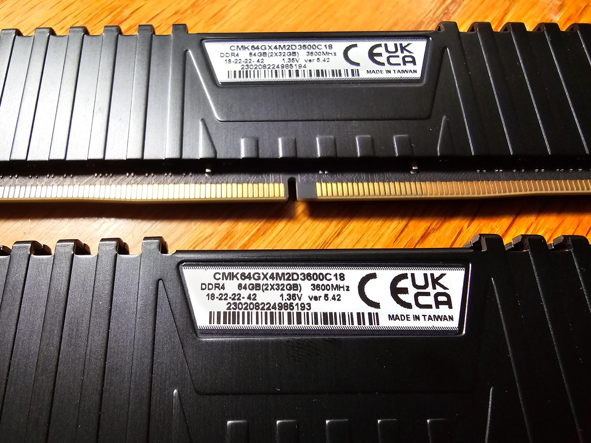 Corsair Vengeance LPX DDR4 Ram 64GB 2x32GB 3600MHz CL18