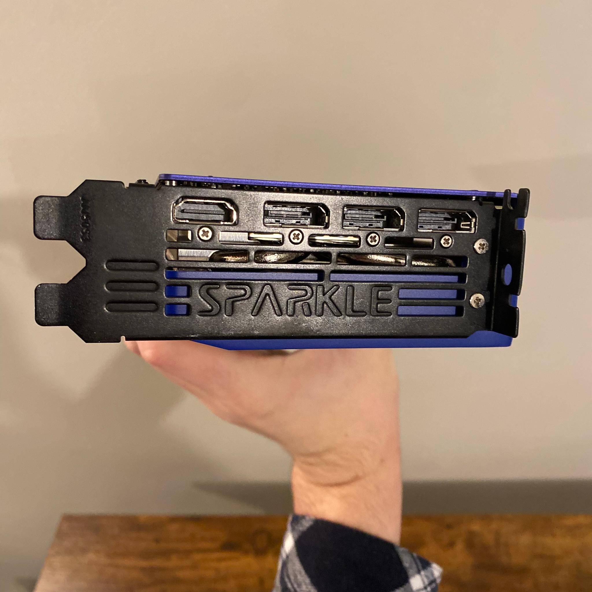 Intel arc B-580 12gb Sparkle OC 3 fan Gpu w sparkle stick