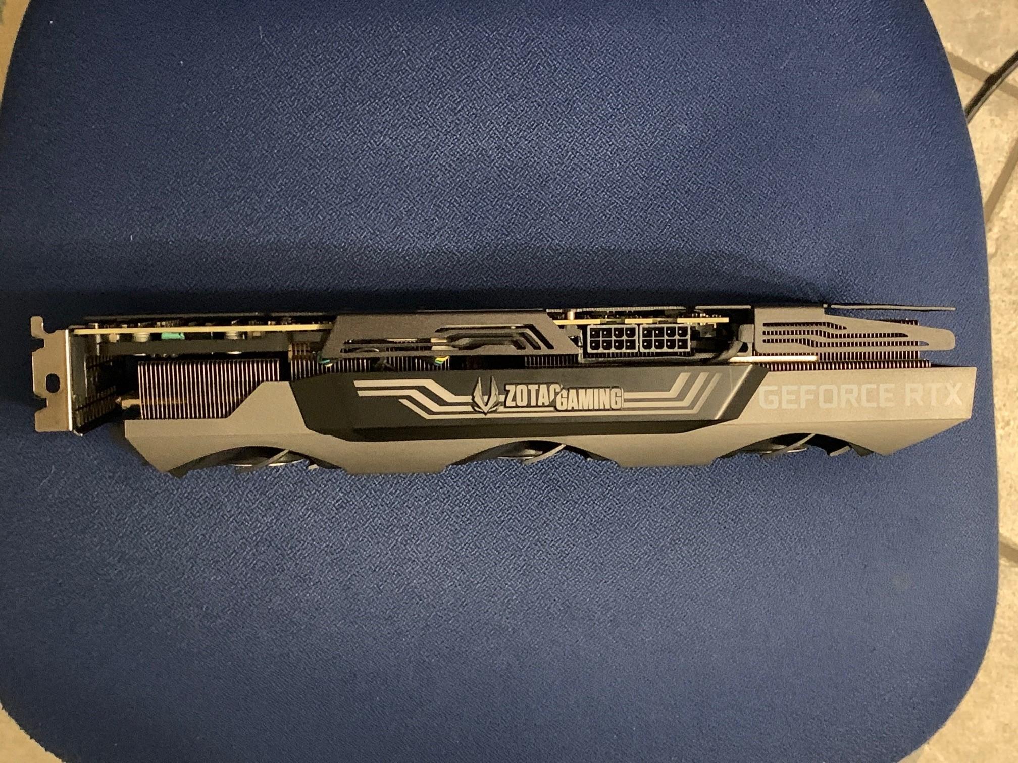 ZOTAC GAMING GeForce RTX 3080 Trinity OC 10GB GDDR6X Graphics Card, Used.