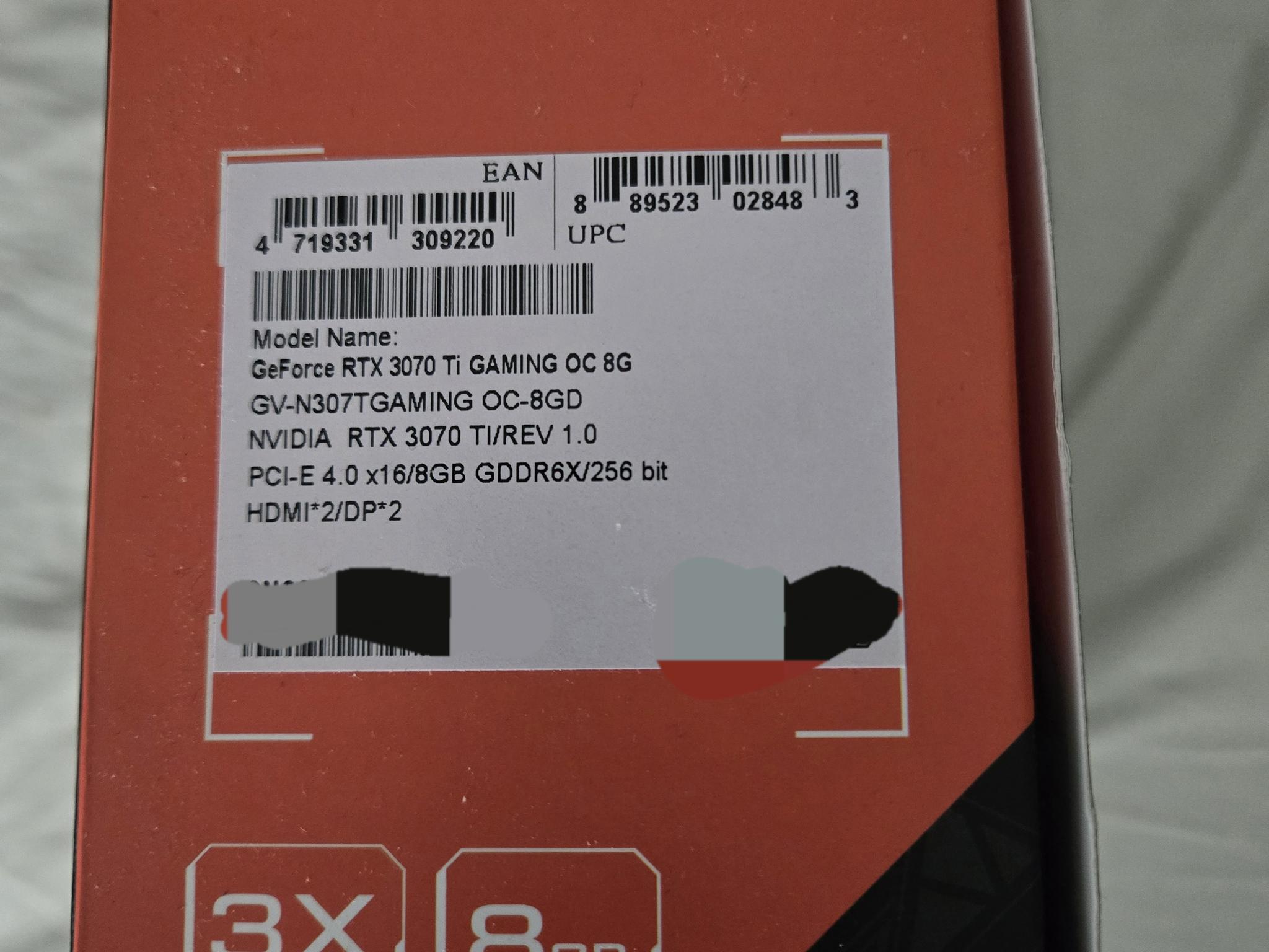 GIGABYTE 3070TI