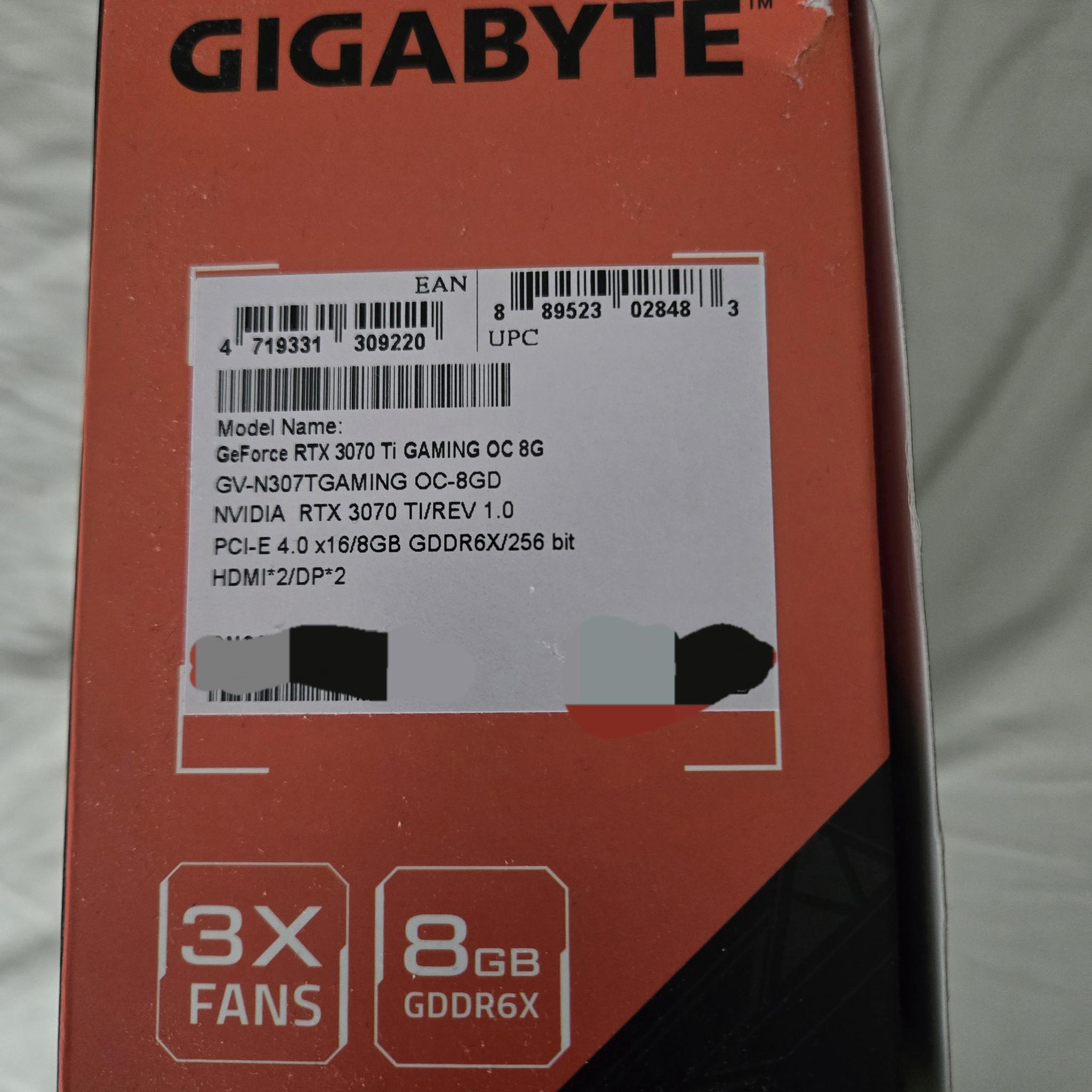 GIGABYTE 3070TI