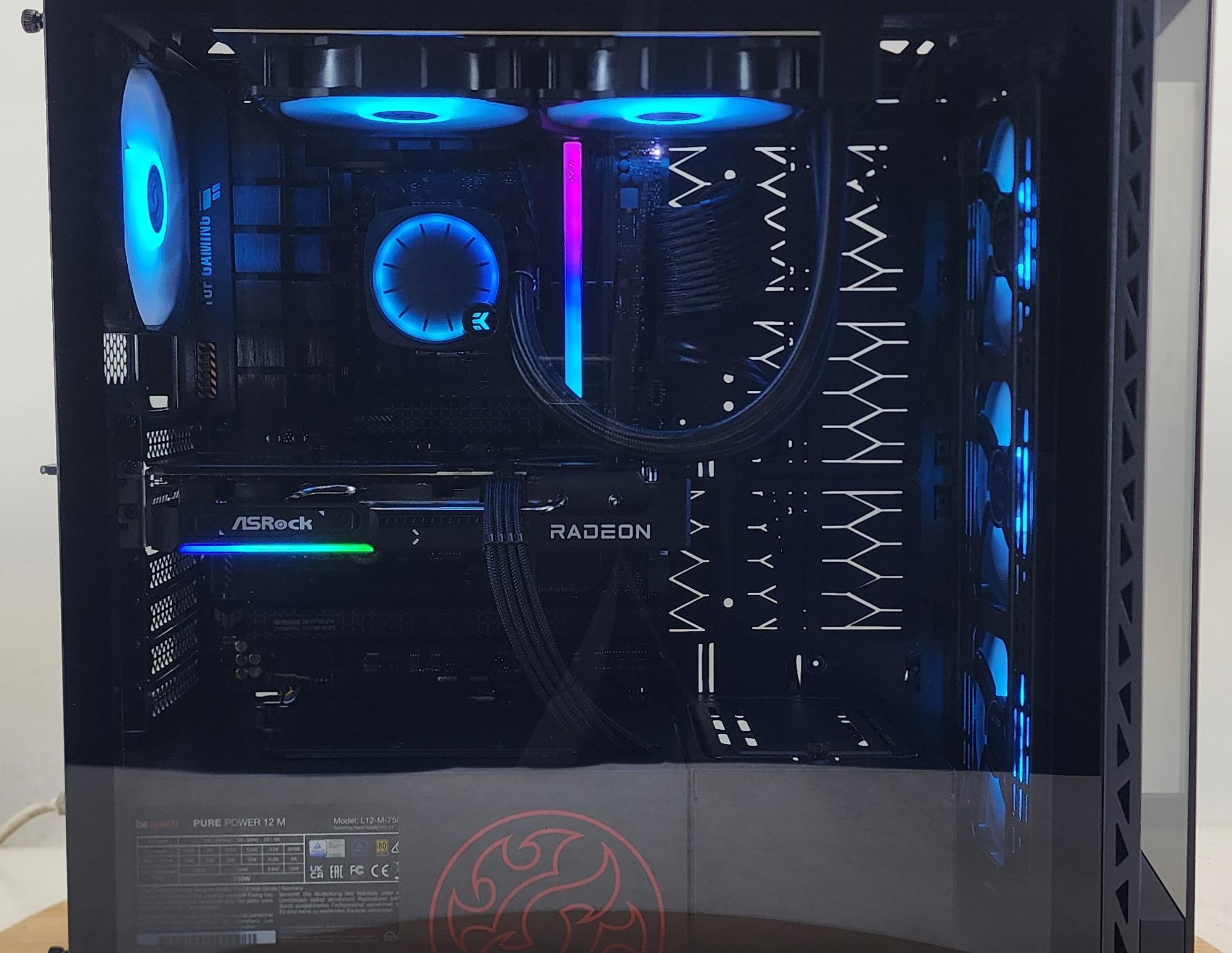 Gaming PC Ryzen 5 7600X 16GB RAM 1TB SSD RX 9060 XT 16GB Windows 11 Computer