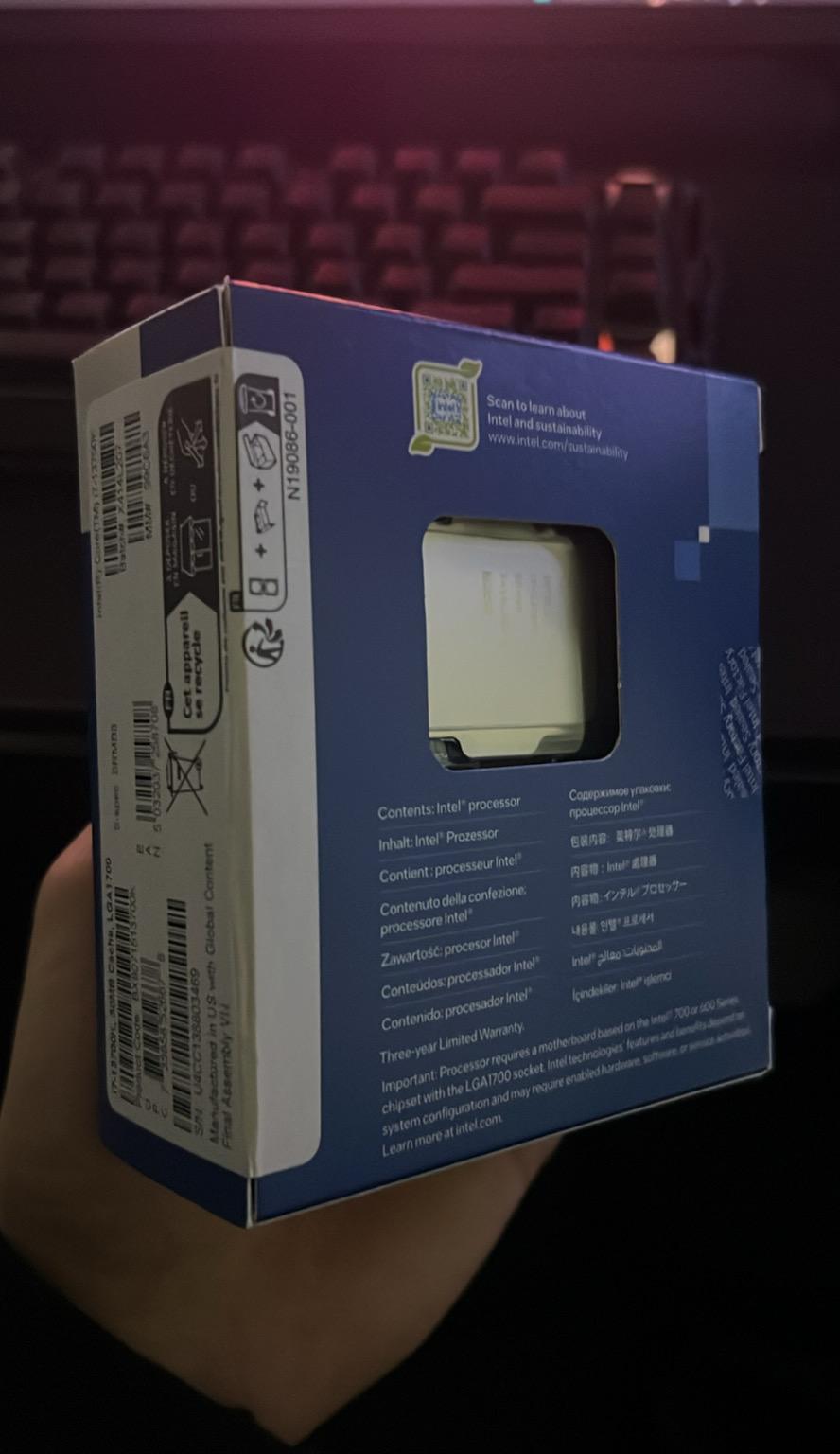 Factory Sealed I7 13700k
