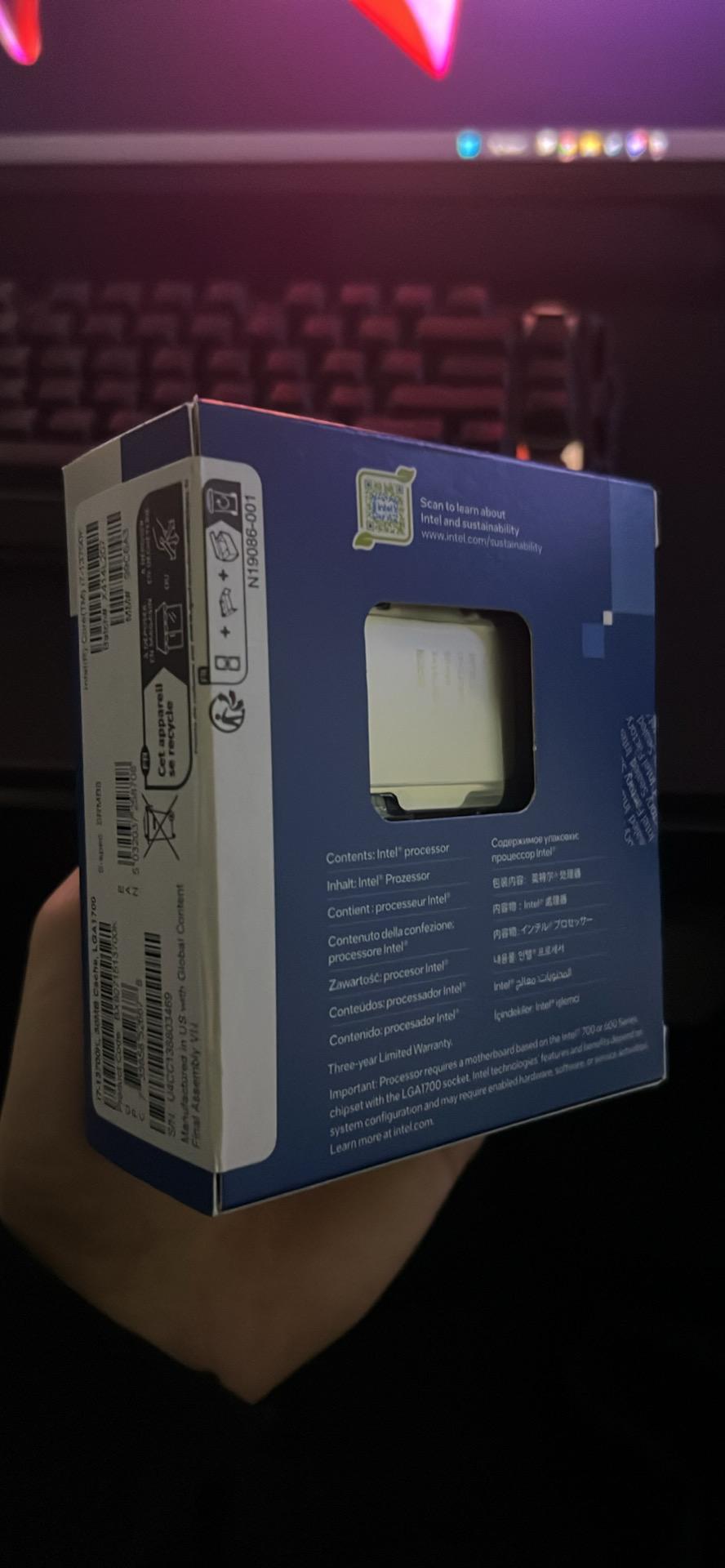 Factory Sealed I7 13700k