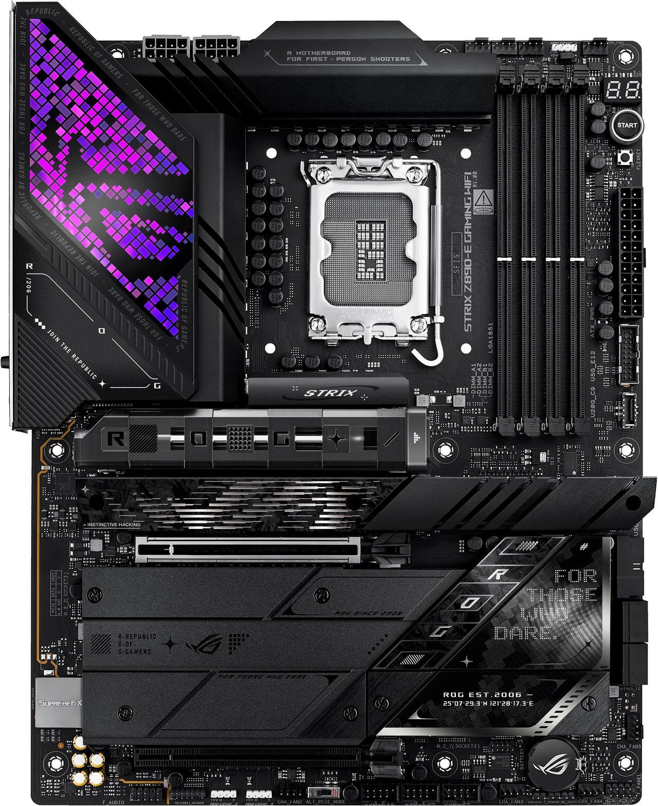 ASUS ROG Strix Z890-E Gaming WiFi7 Intel Z890 LGA 1851 ATX Desktop Motherboard