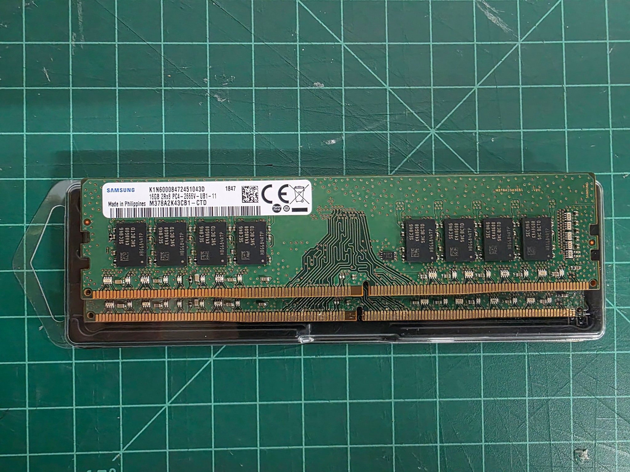 16GB Samsung M378A2K43CB1-CTD DDR4 PC4-2666V