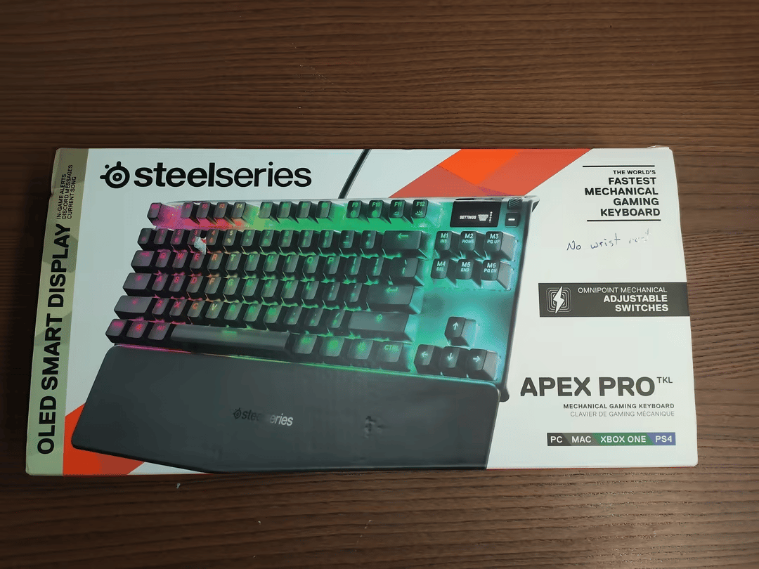 SteelSeries Apex Pro TKL RGB Wired Gaming Keyboard