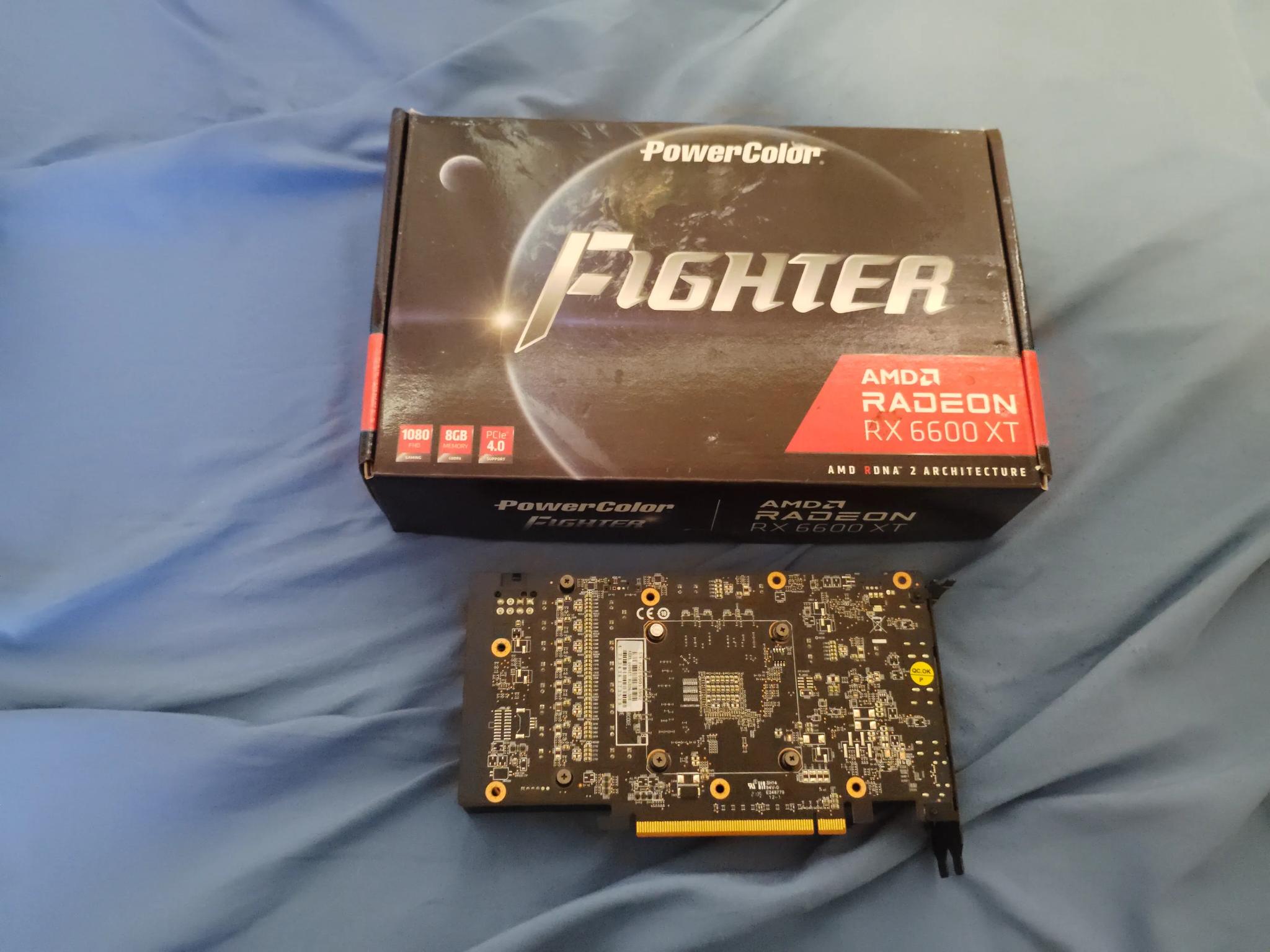 Powercolor Fighter Radeon RX 6600 XT 8GB - Non-Working Condition (Cheap - Read!)