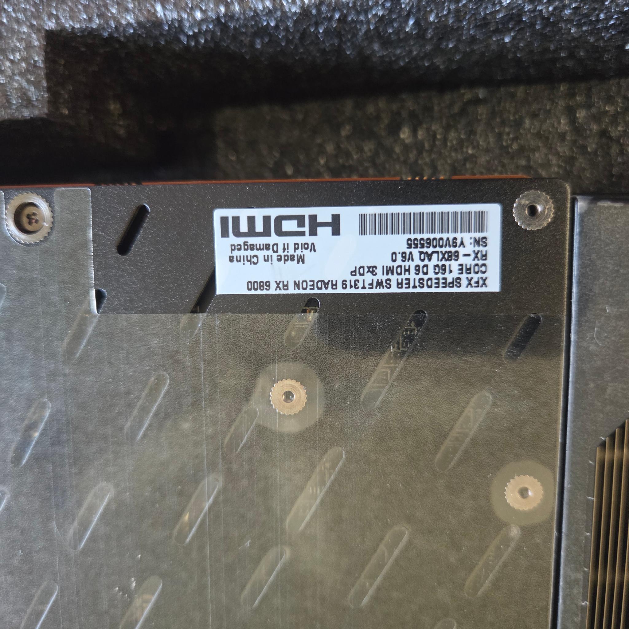 XFX AMD RX 6800 swift 319 edition