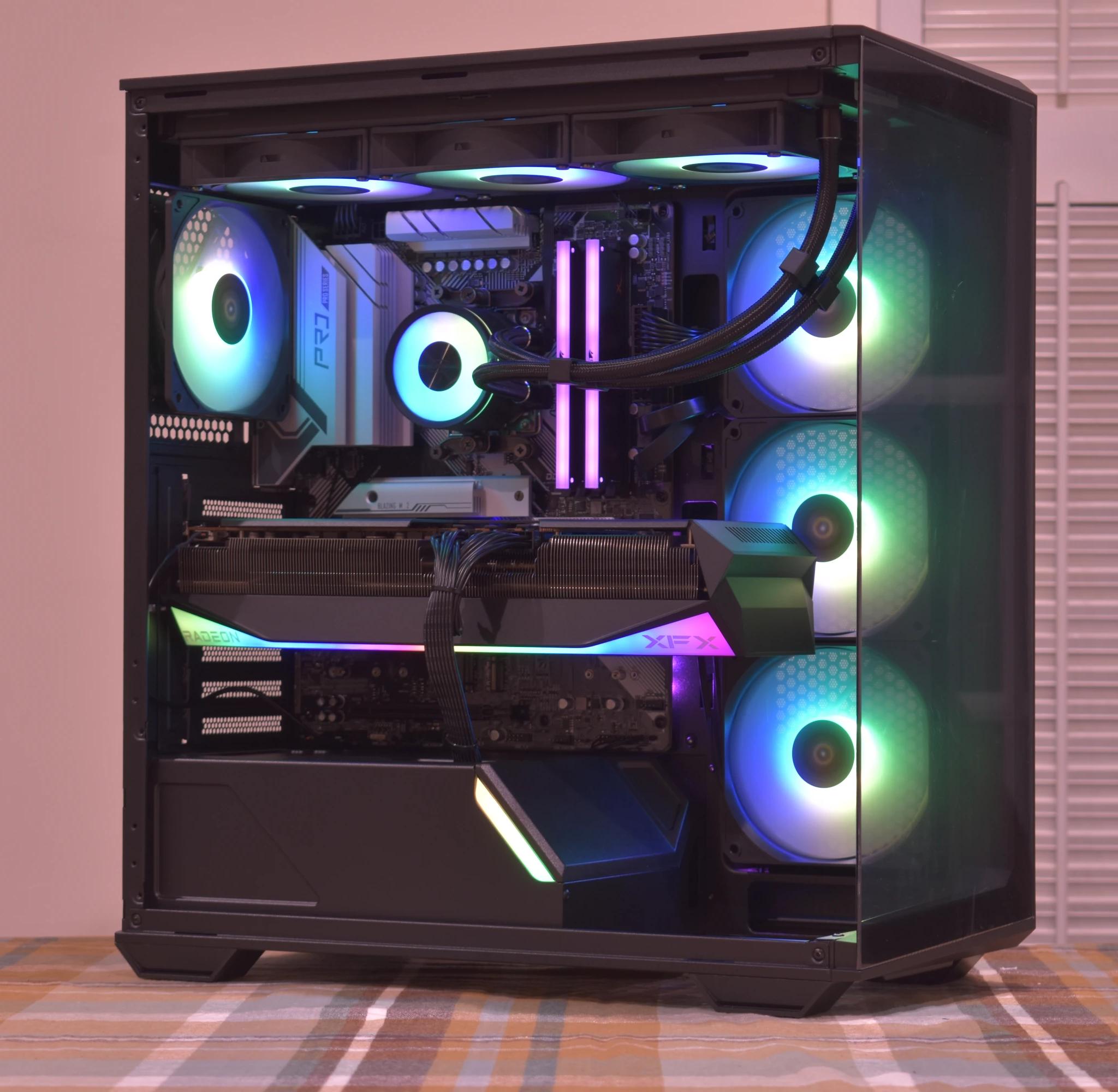 🚀Performance Gamer🚀 Ryzen 5 9600X | AMD RX 9070XT 16GB | 32GB DDR5 | 2TB nVME SSD | Black RGB+Wifi