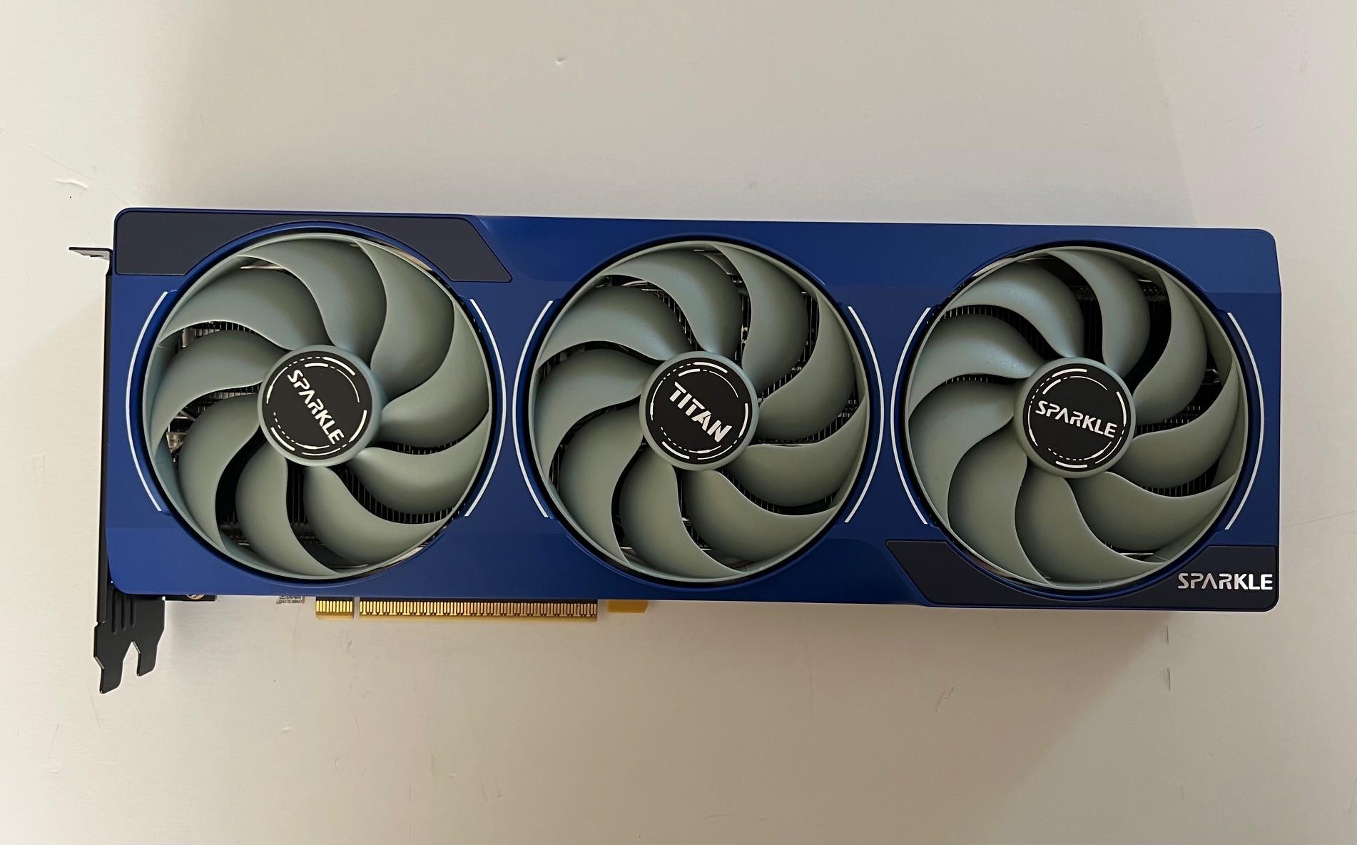 Intel Arc B580 Sparkle Titan Overclocked Dual Fan 12B GDDR6 PCIe 4.0 Graphics Card