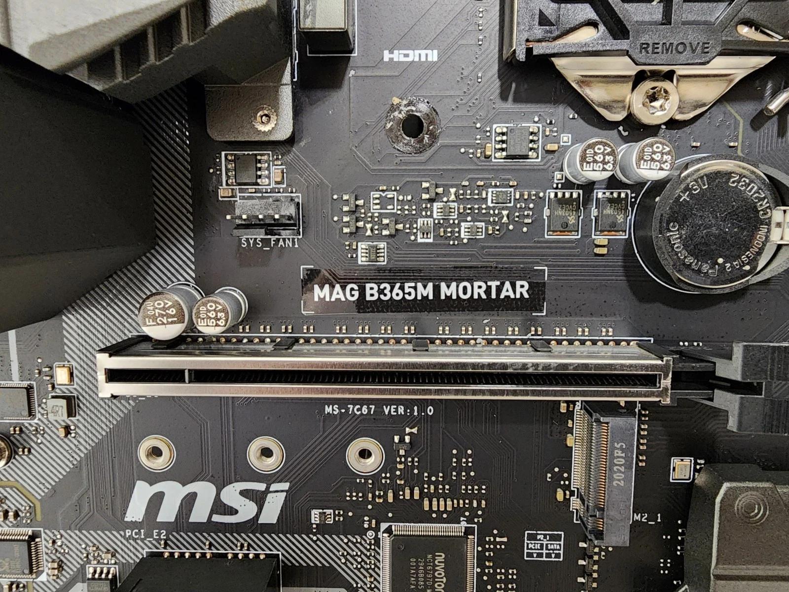 UPDATED BIOS MSI MAG B365M MORTAR DDR4 LGA1151 MATX MOTHERBOARD