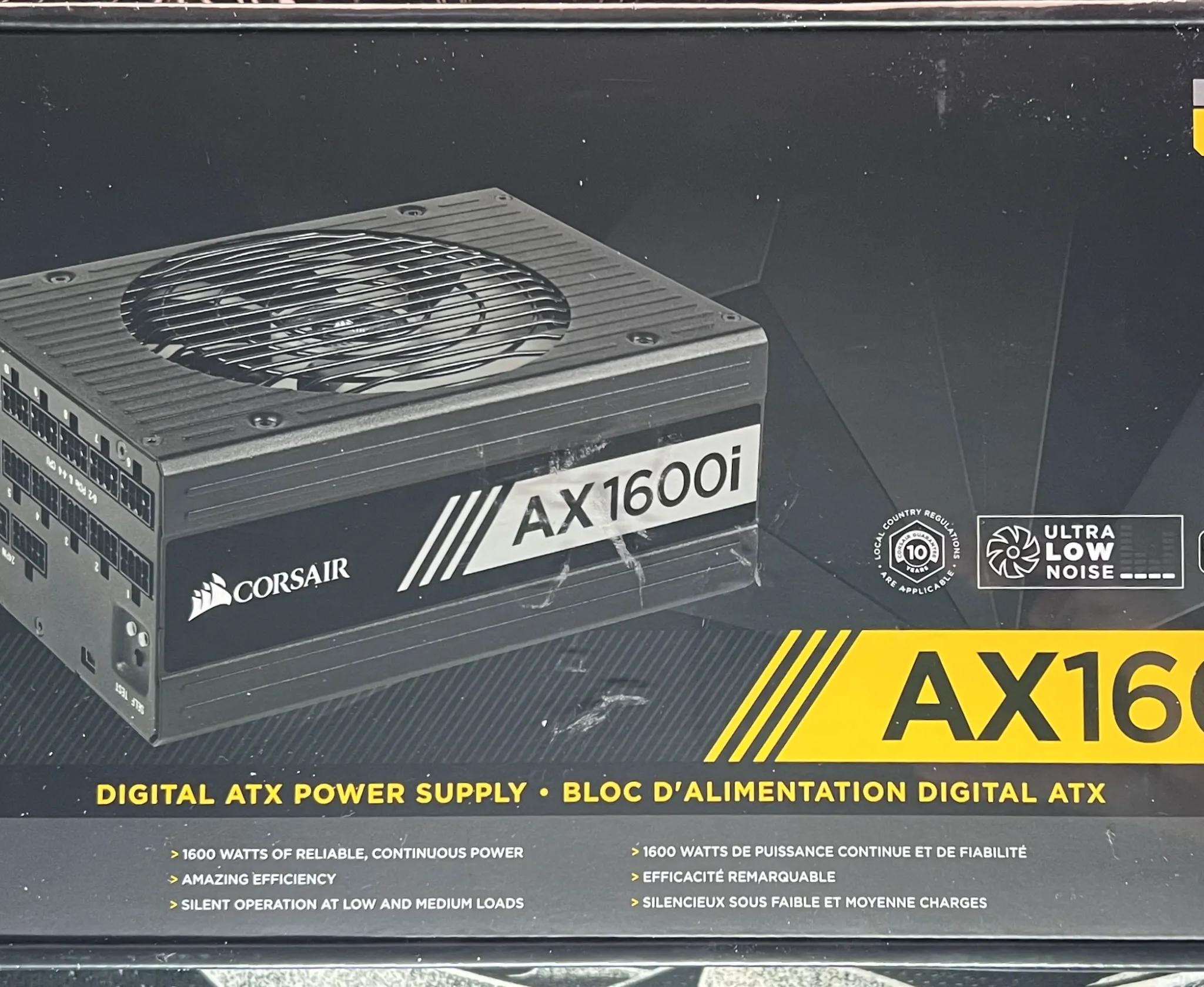 BNIB Corsair AX1600i Power Supply! Discounted Price, Don't Miss Out! #1 PSU On The Market!