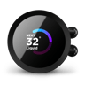 NZXT Kraken 280mm - RL-KN280-B1 - AIO CPU Liquid Cooler - LCD Display New Sealed
