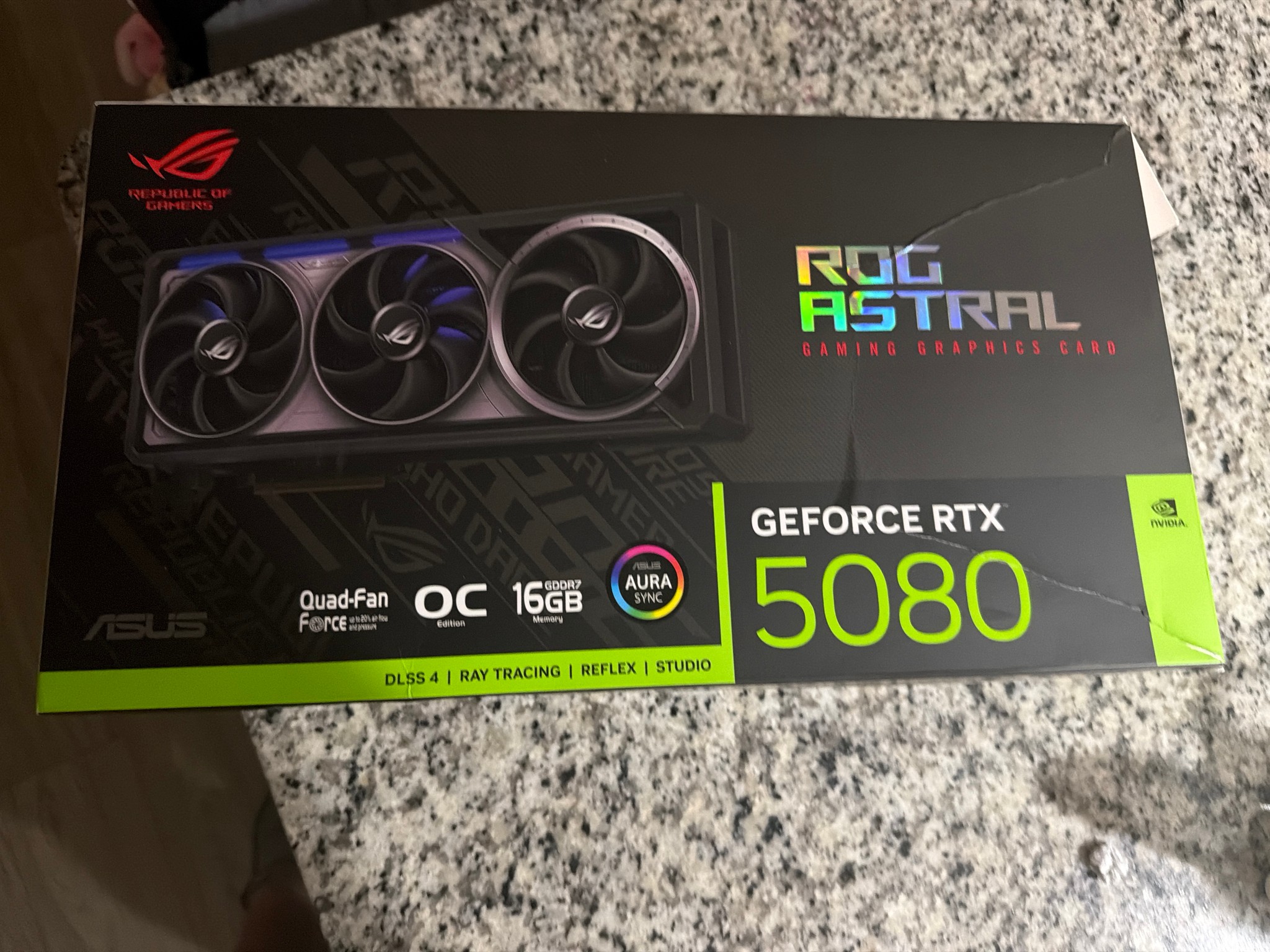 ASUS ROG Astral GeForce RTX 5080 16GB GDDR7 OC Edition