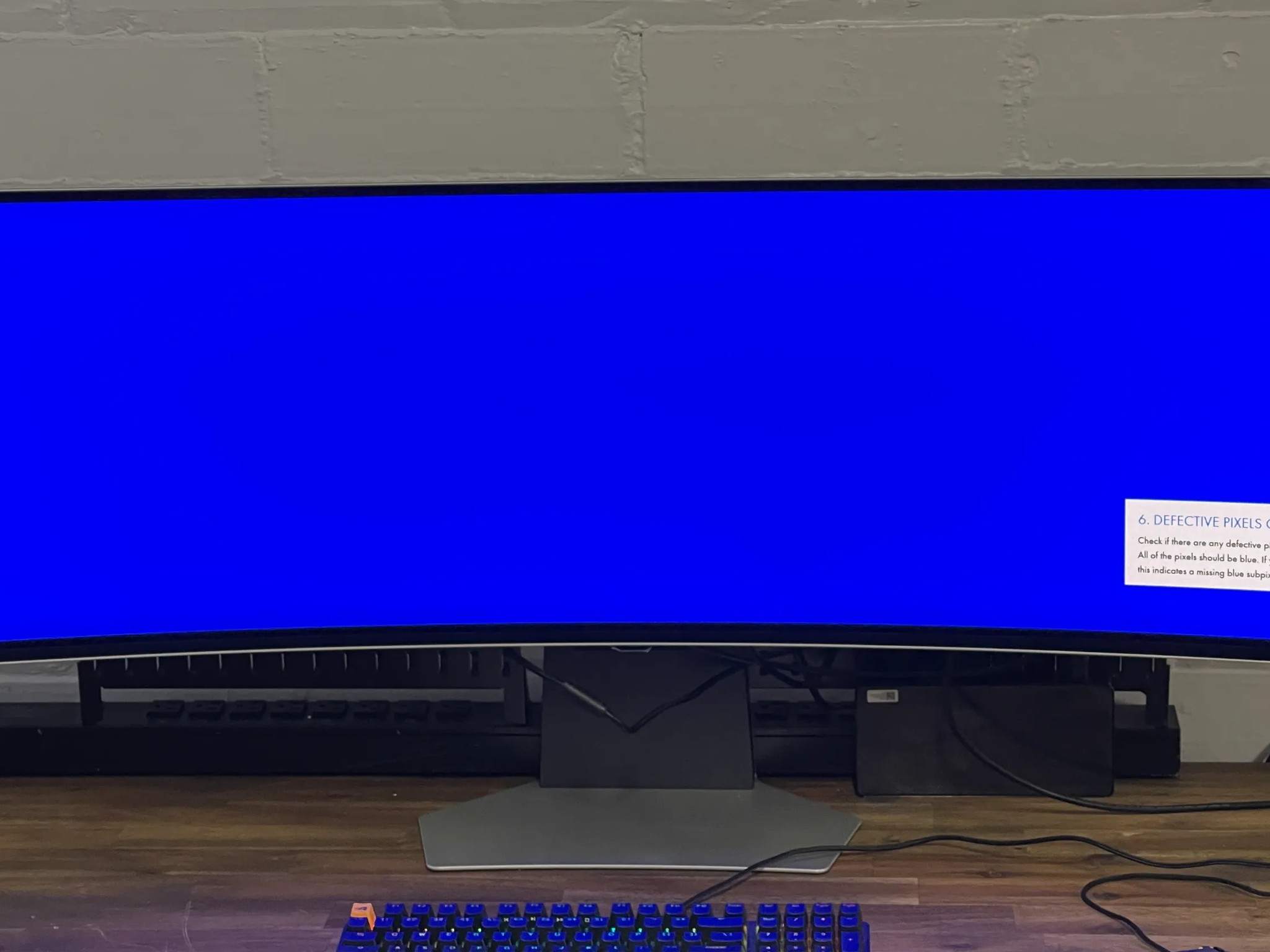 Samsung 49” Odyssey 1440p 240Hz OLED Curved Gaming Monitor