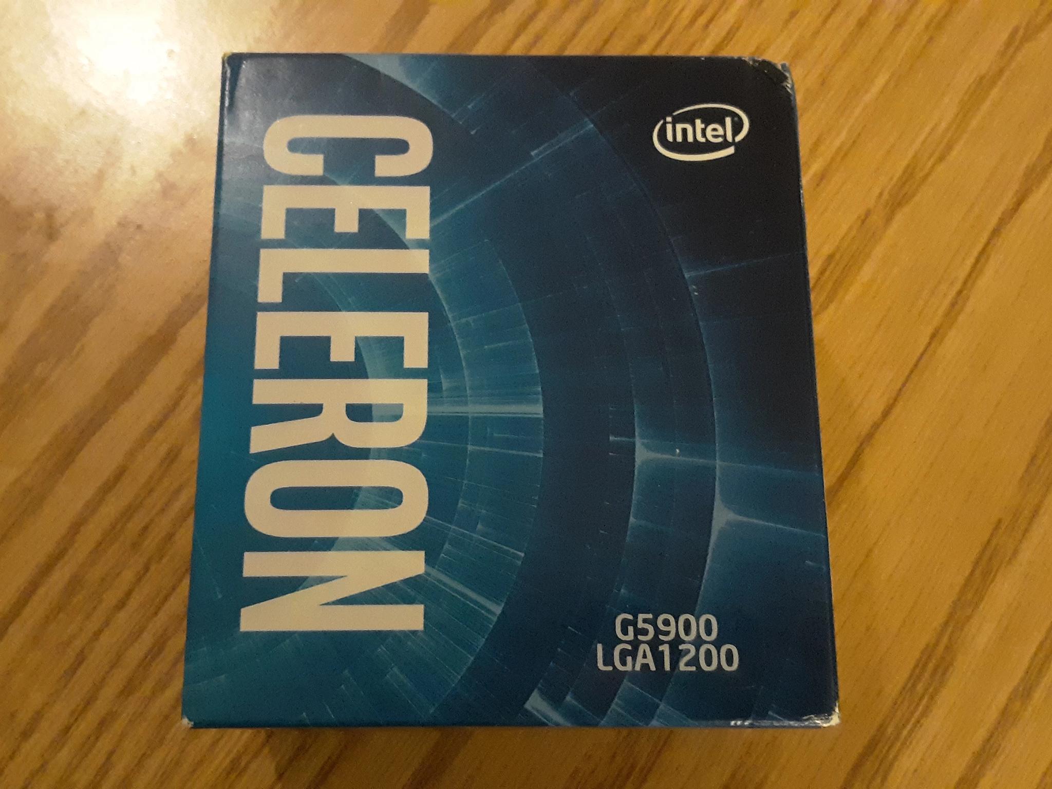 FACTORY SEALED || Intel Celeron G5900, 2C/2T CPU, 3.4 GHz, Socket LGA1200