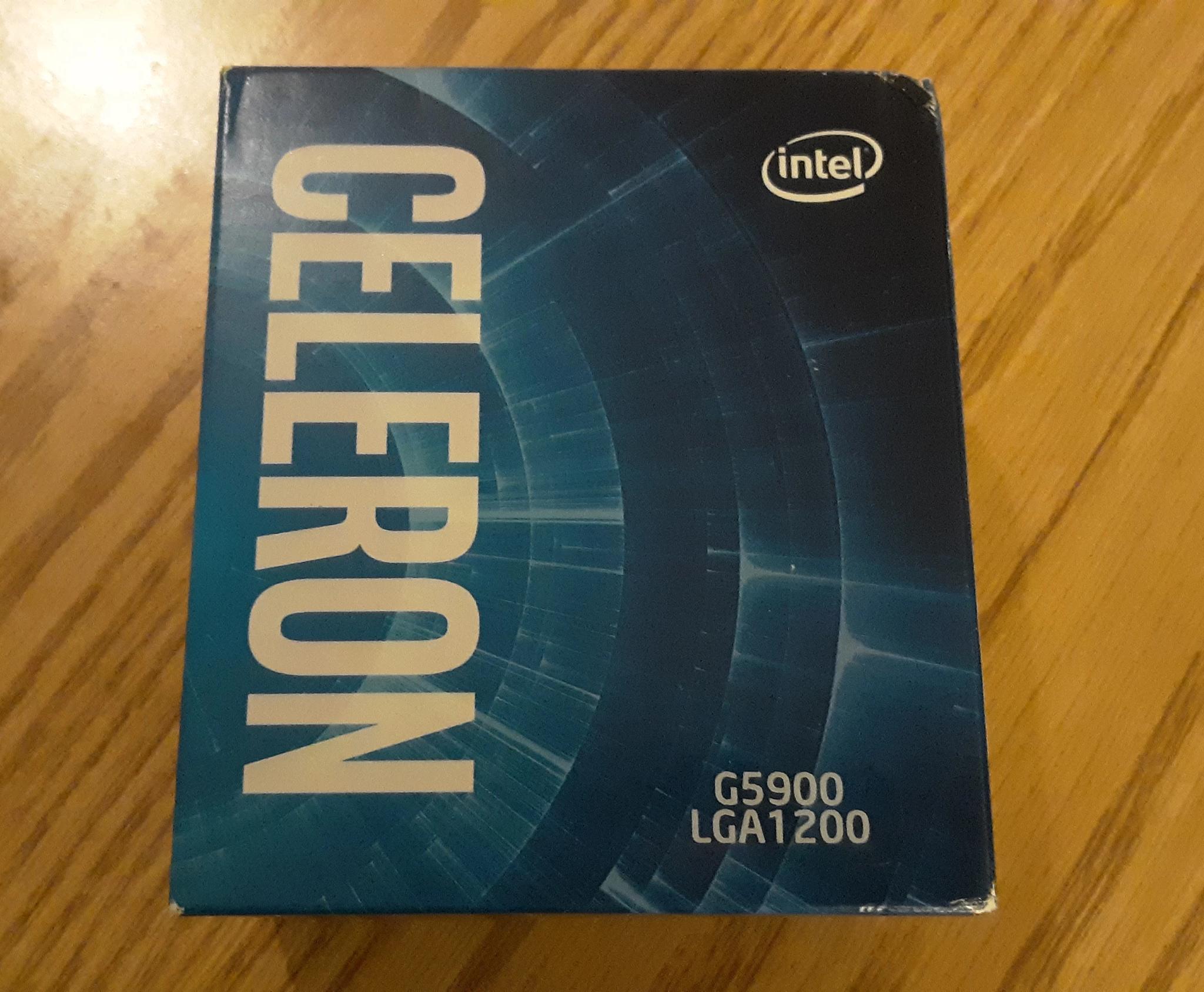 FACTORY SEALED || Intel Celeron G5900, 2C/2T CPU, 3.4 GHz, Socket LGA1200