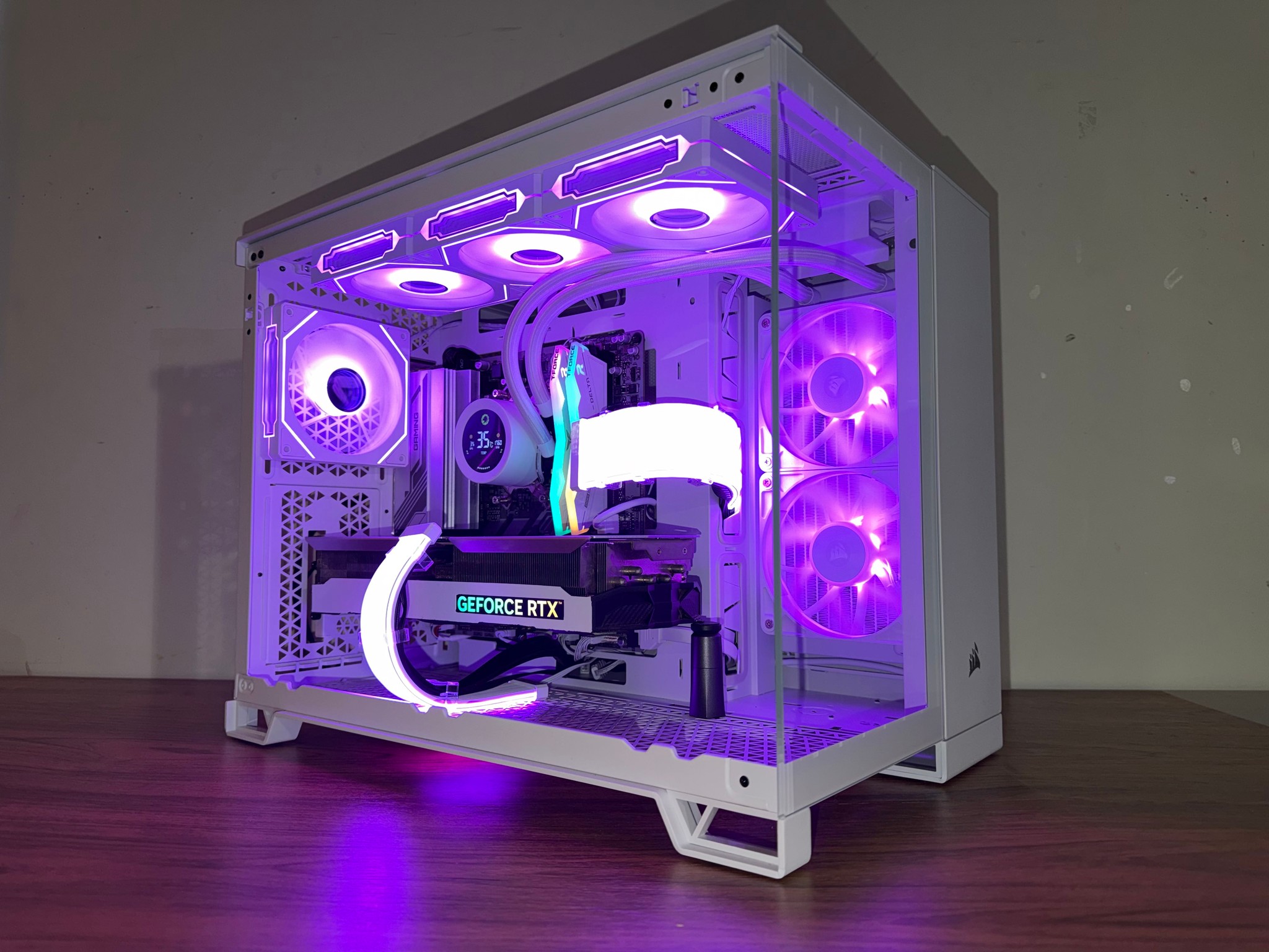 ❄️Corsair Glacier Prime: RTX 4070 Ti • Ryzen 9600X • DDR5 • All-White RGB Build