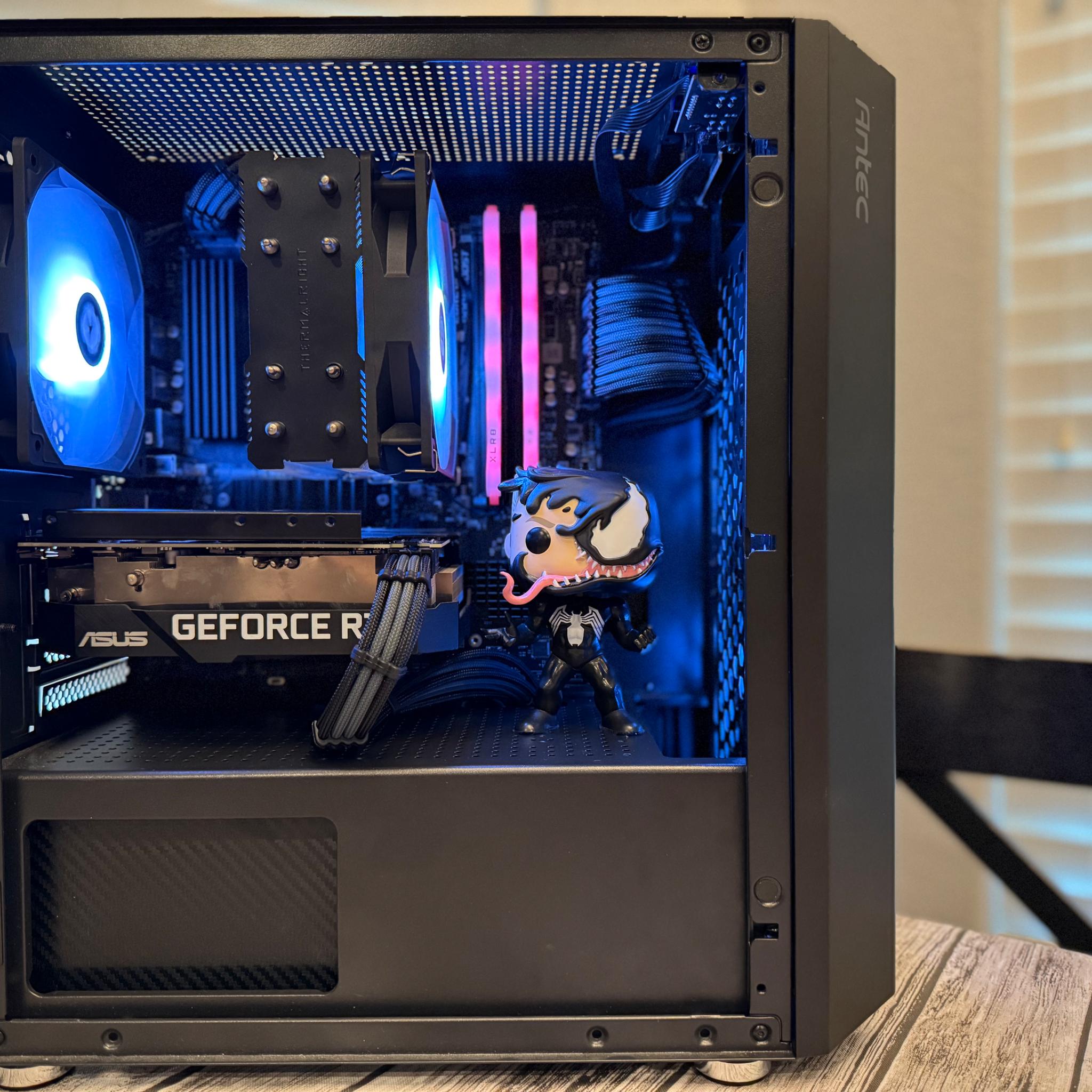 VENOM THEMED GAMING PC | Ryzen 5 5600X | GeForce RTX 3060 12GB | 32GB DDR4 3200MT/s