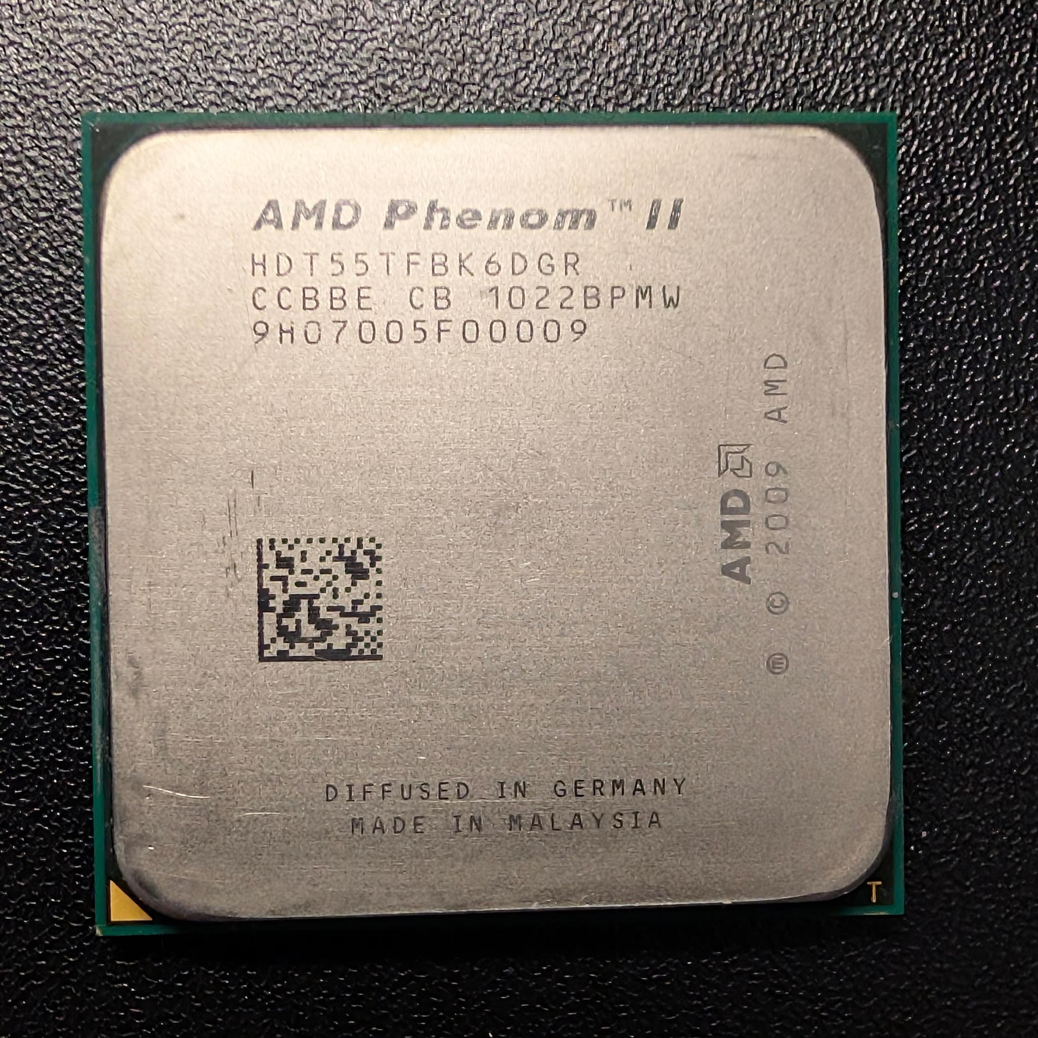 AMD Phenom II X6 1055T CPU Six Core 2.8GHz 6MB 125W Socket AM3