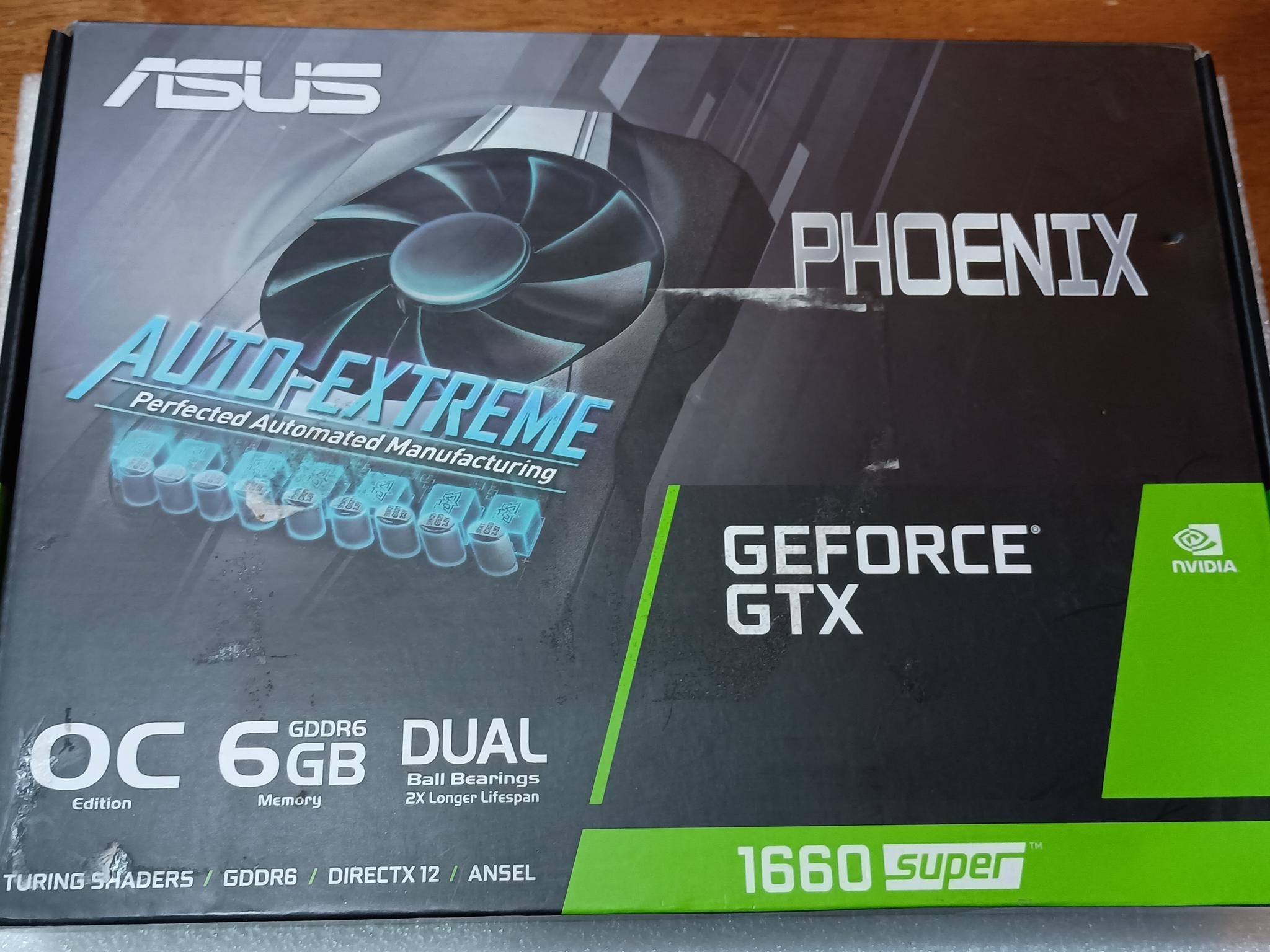 Asus Phoenix OC GeForce GTX 1660 SUPER 6GB