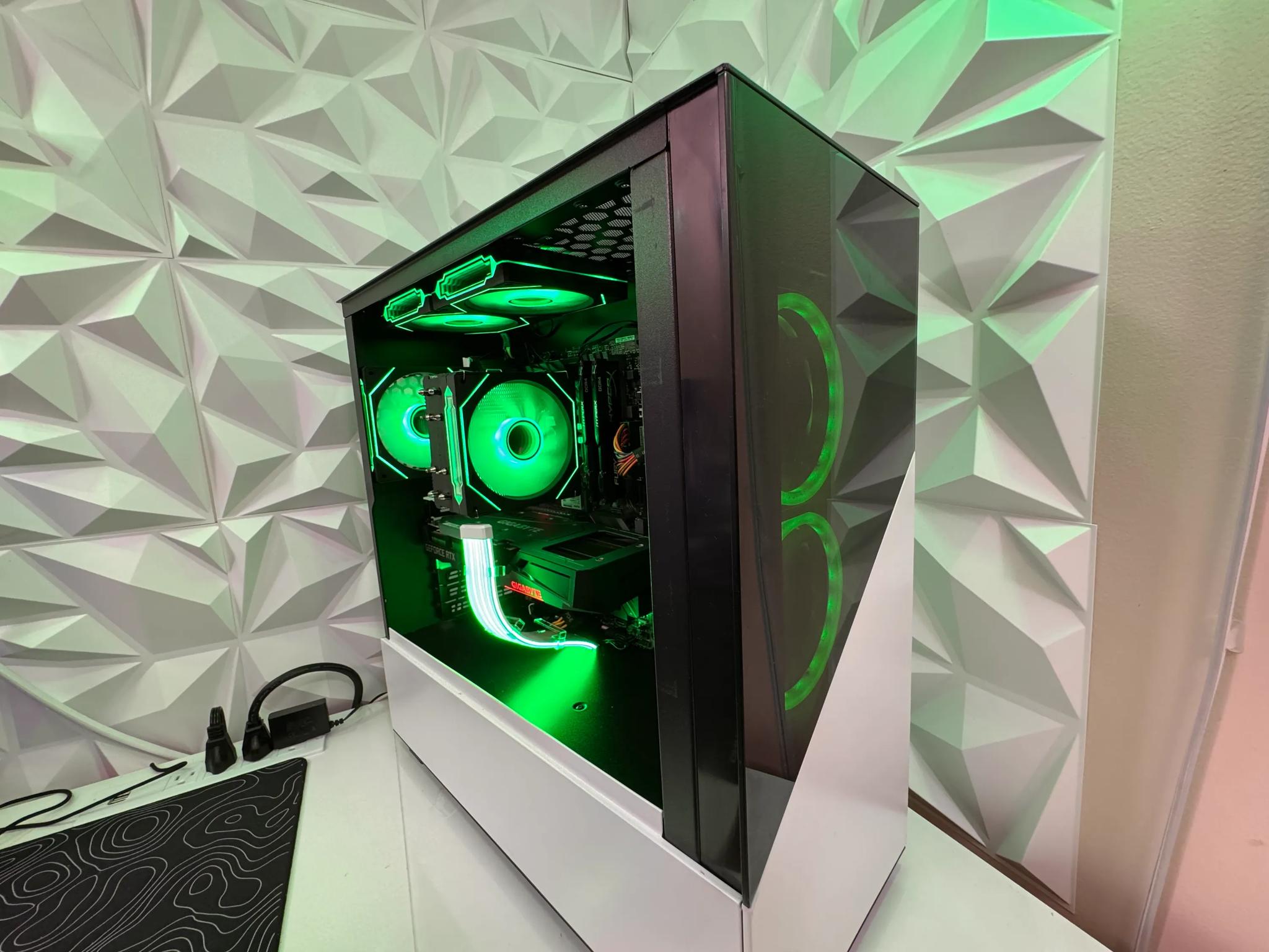🩷🤍 Pure Aesthetic Gaming PC | i9-9900K | RTX 3060 Ti | 32GB RAM | 1TB SSD