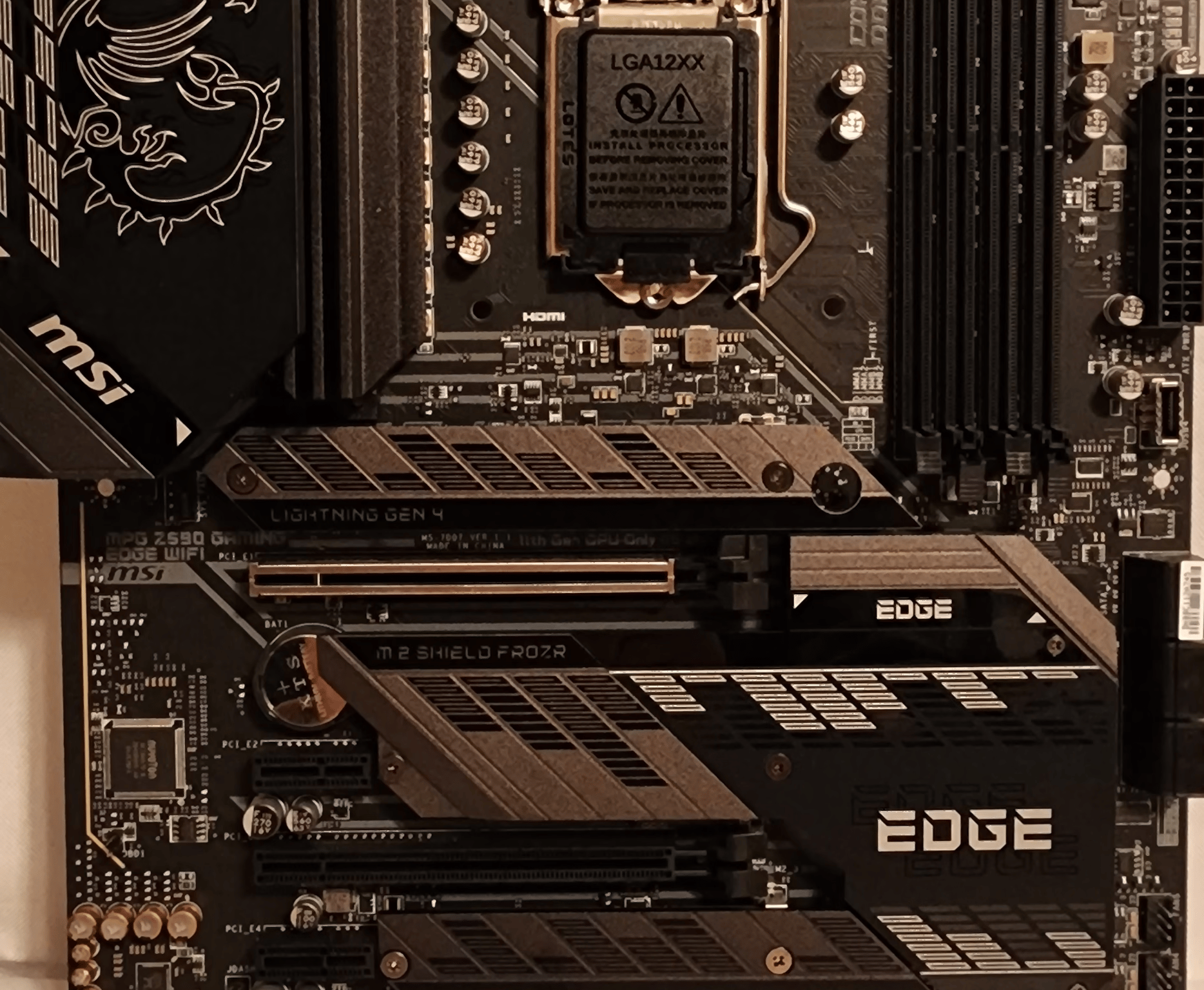 MSI z590 Gaming edge wifi Motherboard