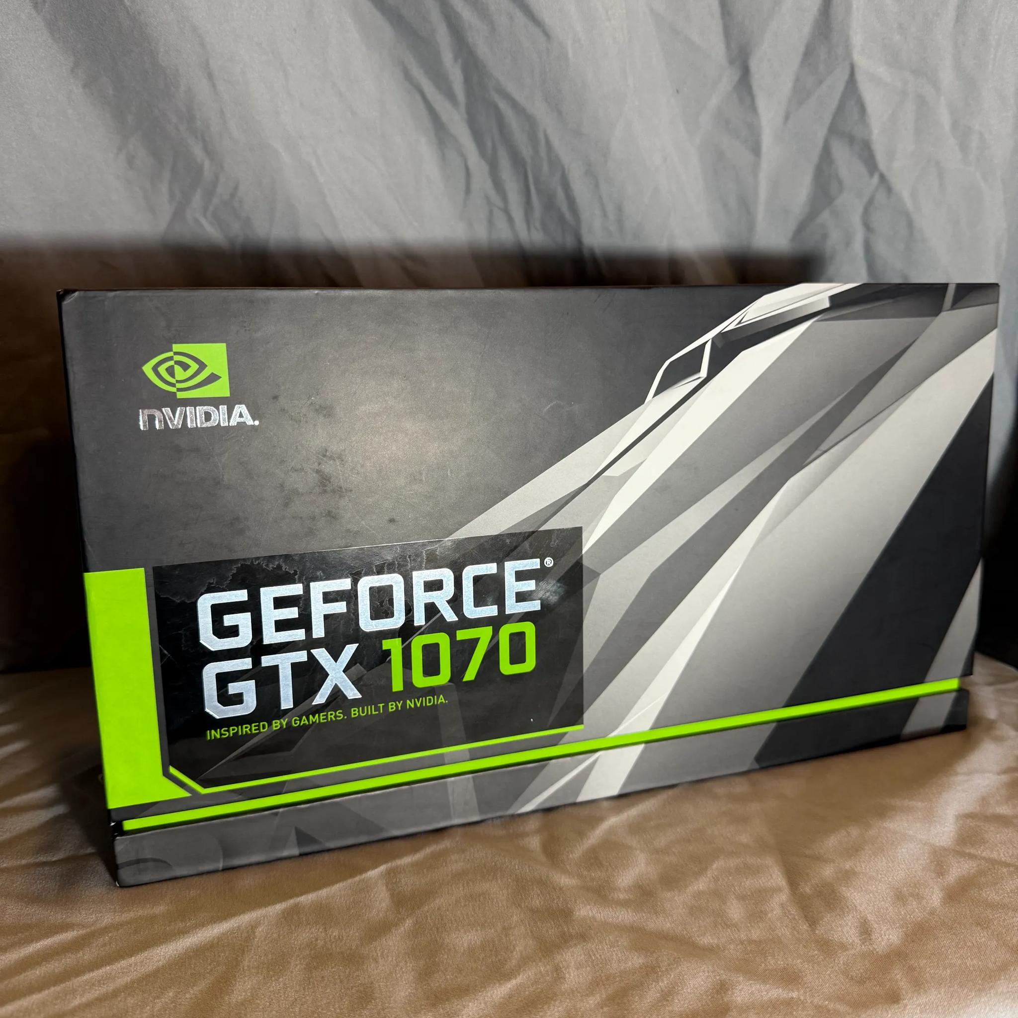 NVIDIA GeForce GTX 1070, 8GB, used, good condition, Founders Edition