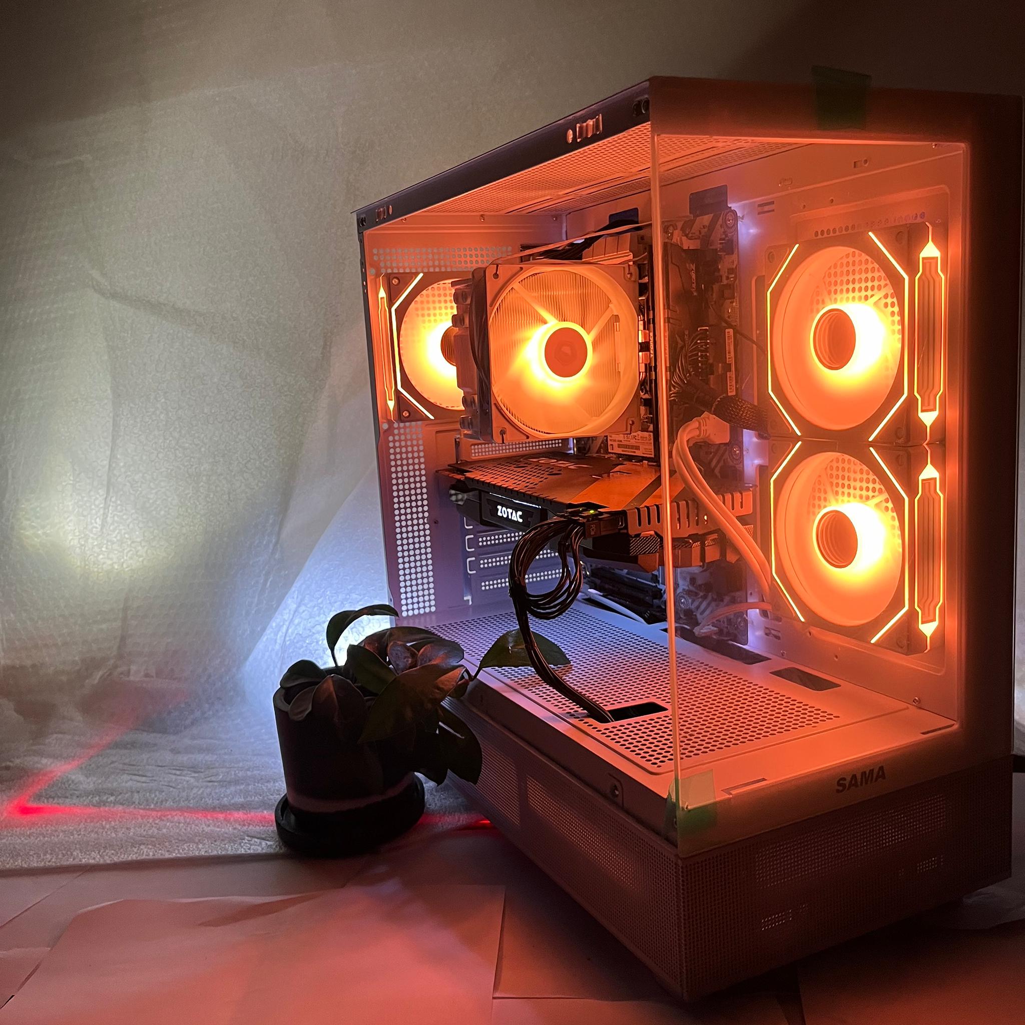 ❄️CUSTOM WHITE GAMING PC 🧊GTX 1070❄️i3 6100t🧊