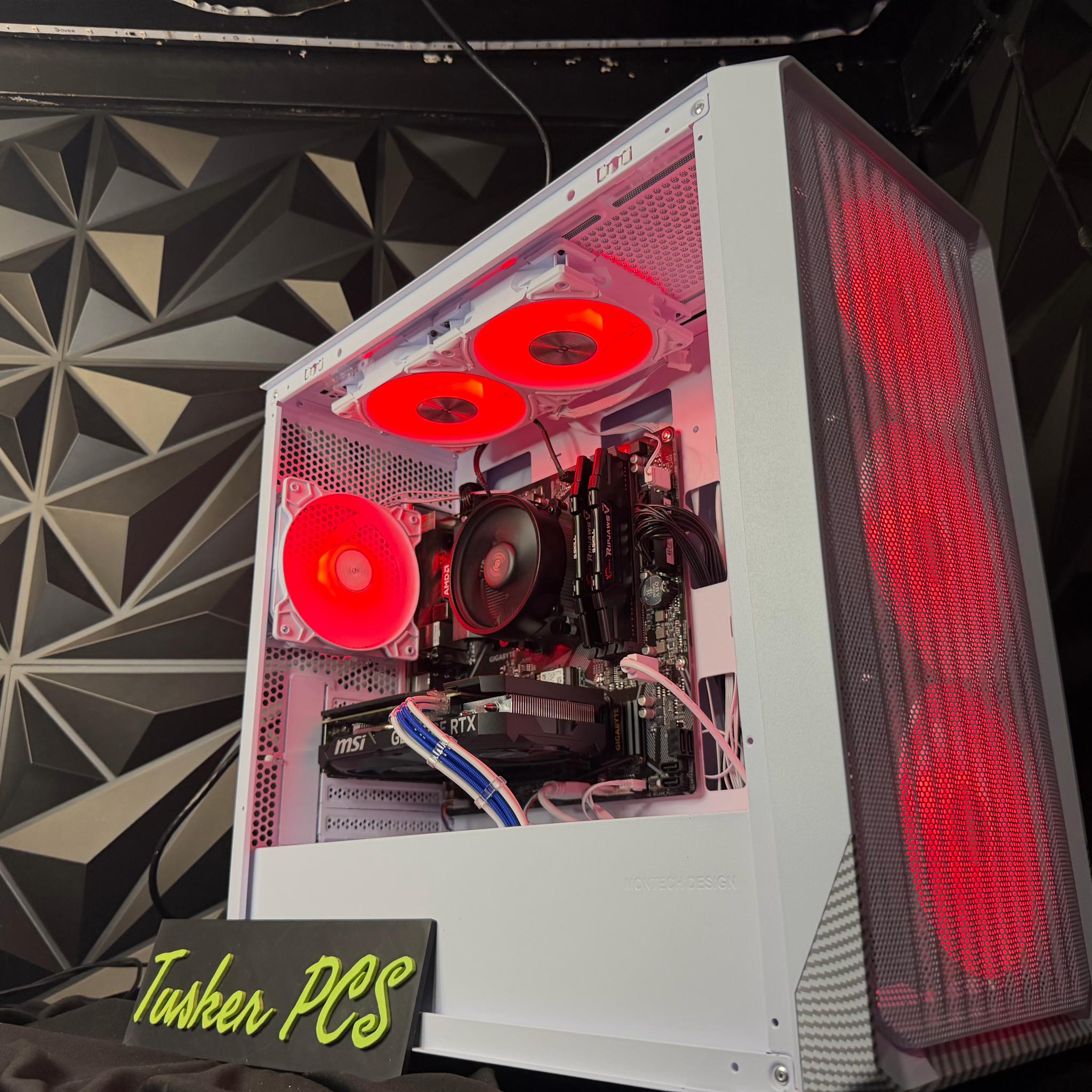 🌊❄️ AQUA ICE ❄️🌊 Ryzen 5 5500| RTX 4060Ti | 16 GB DDR4| 1.25 TB NVMe| 650W PSU