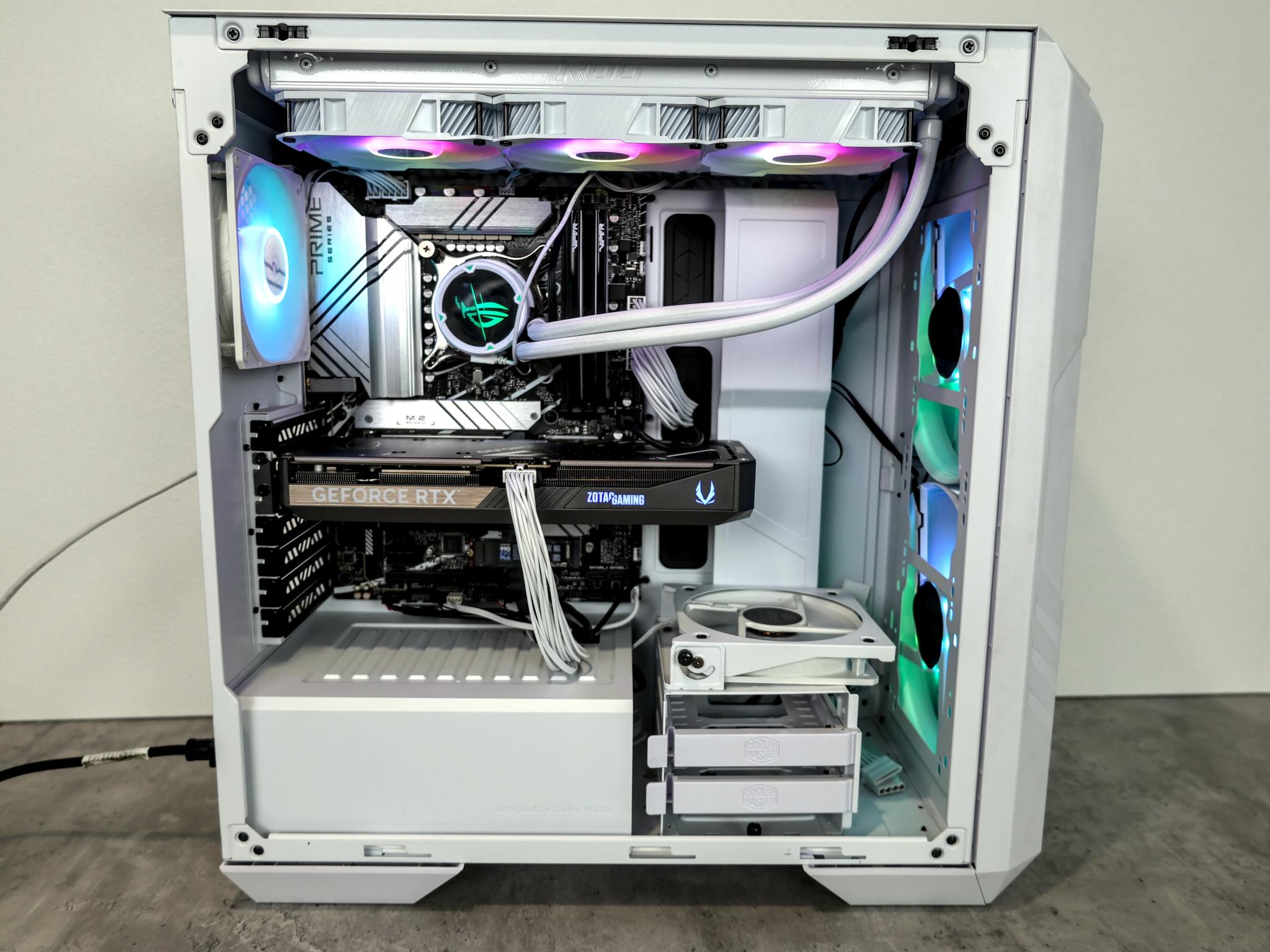 High-End 1440p/4K Ready White Aesthetic Custom PC