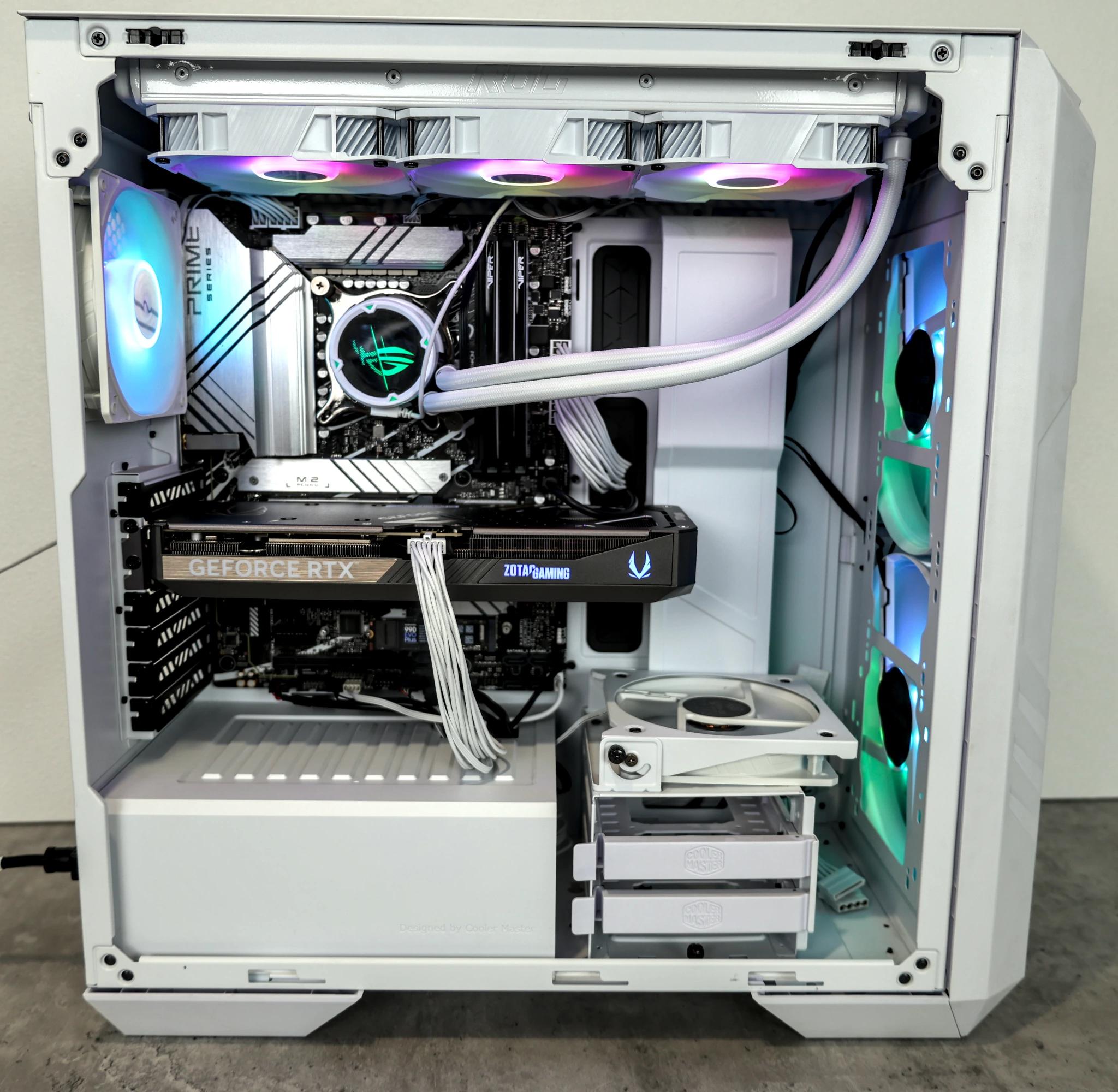 High-End 1440p/4K Ready White Aesthetic Custom PC