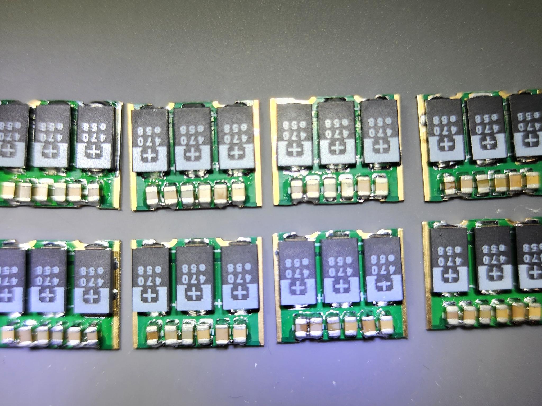 8x PS3 NEC Tokin Capacitor Replacement, Tantalizers, PlayStation 3