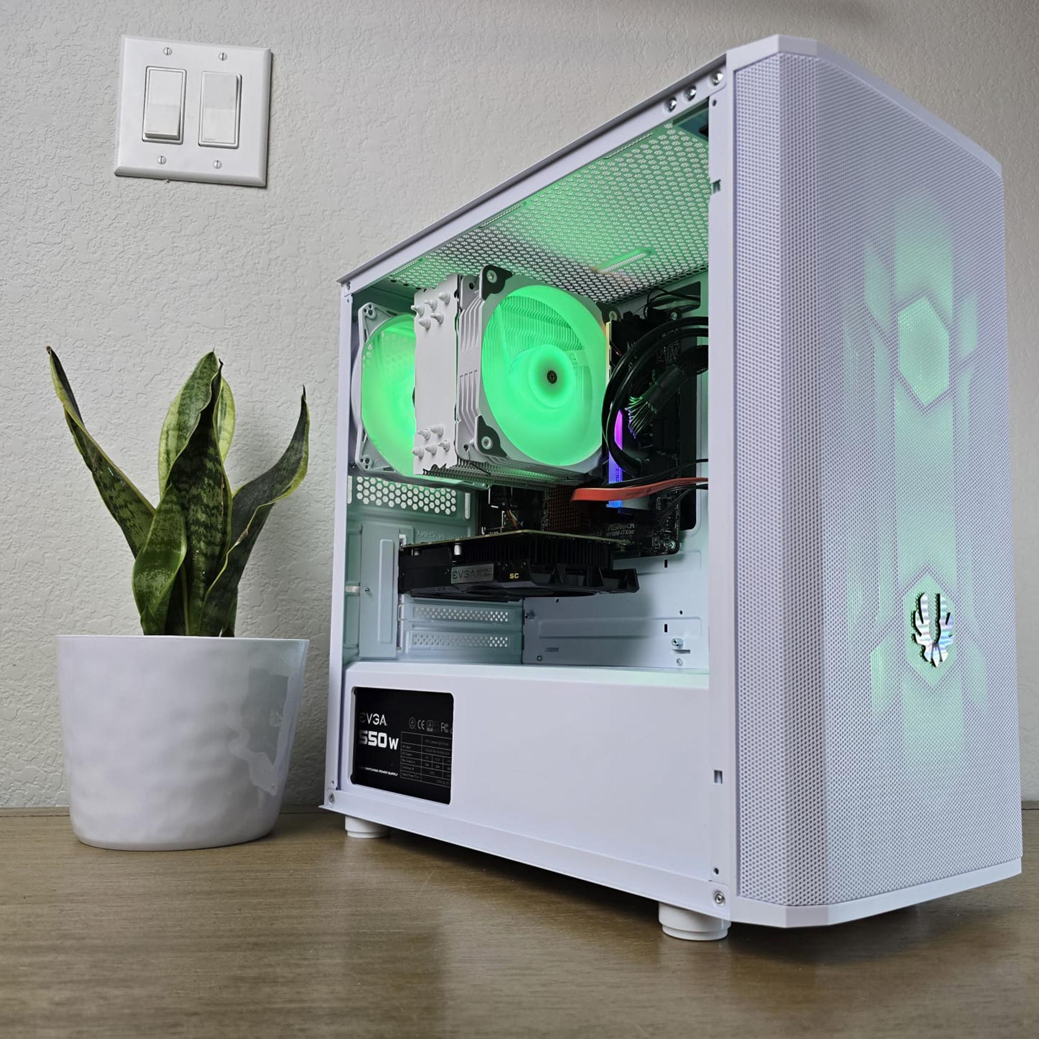 GTX 1050Ti | i5 6600k | 16GB DDR4 RAM | 1TB SSD | 1TB HDD | 4 RGB Fans | White RGB Gaming PC